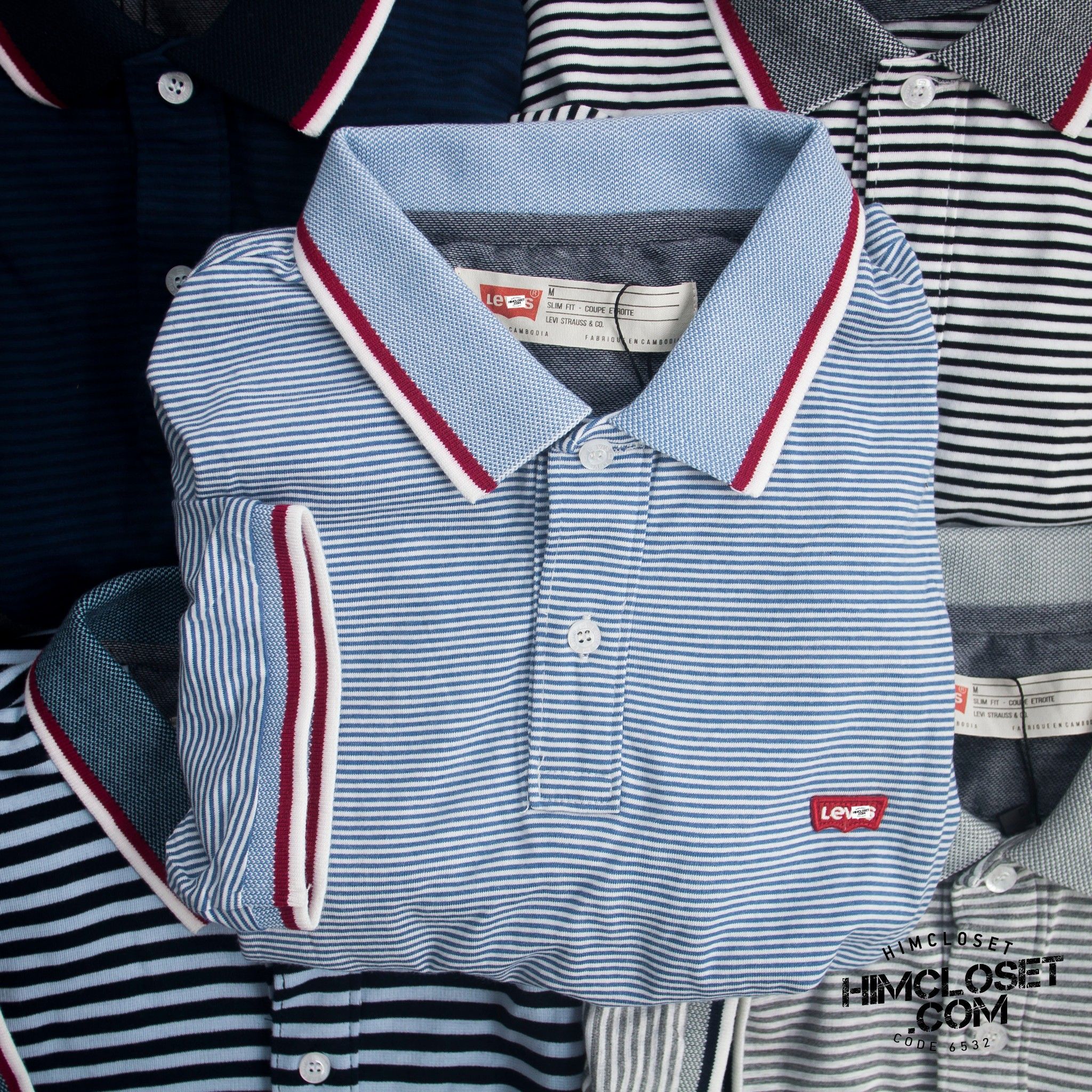 Polo LV's Sọc Ngang