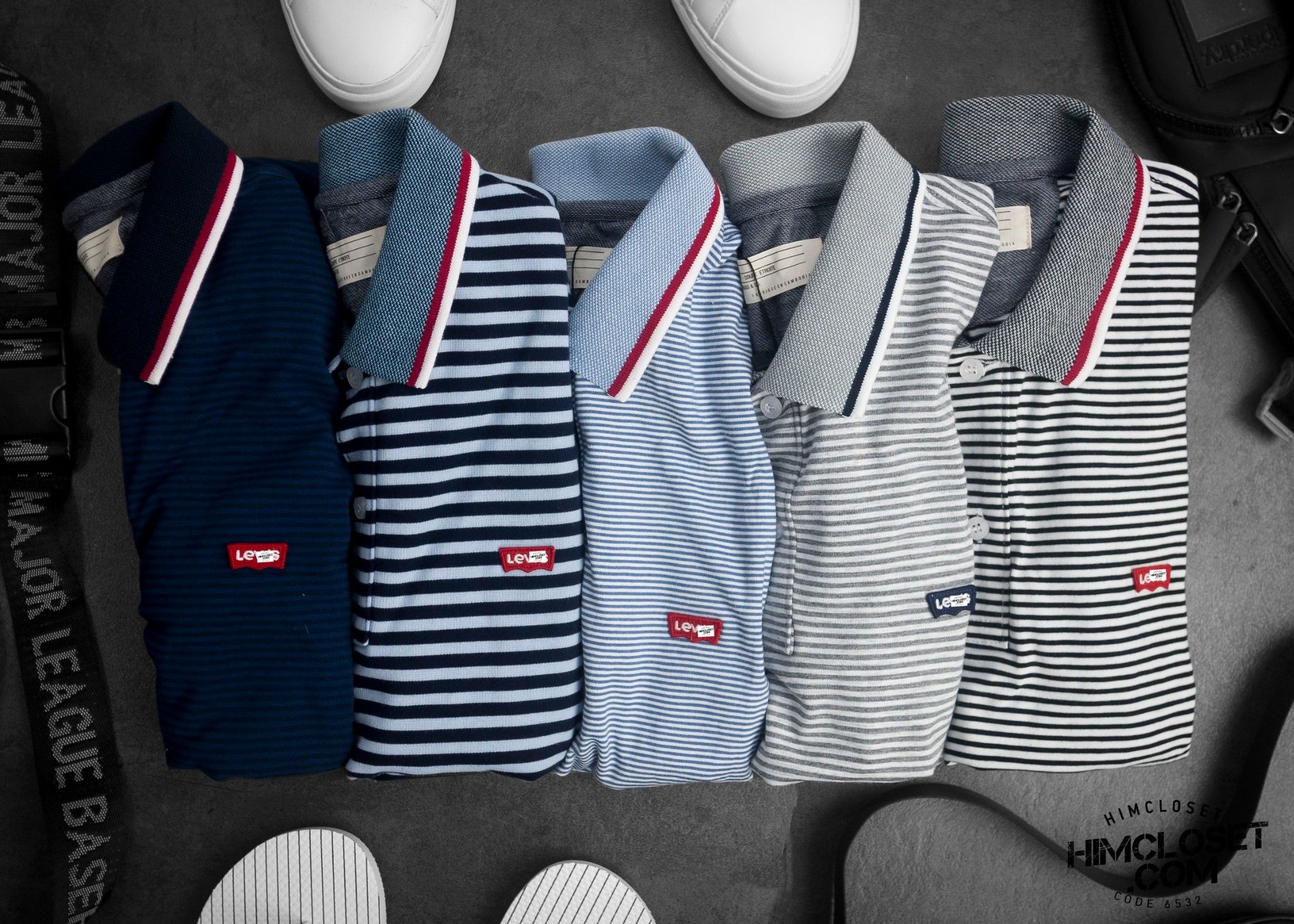 Polo LV's Sọc Ngang