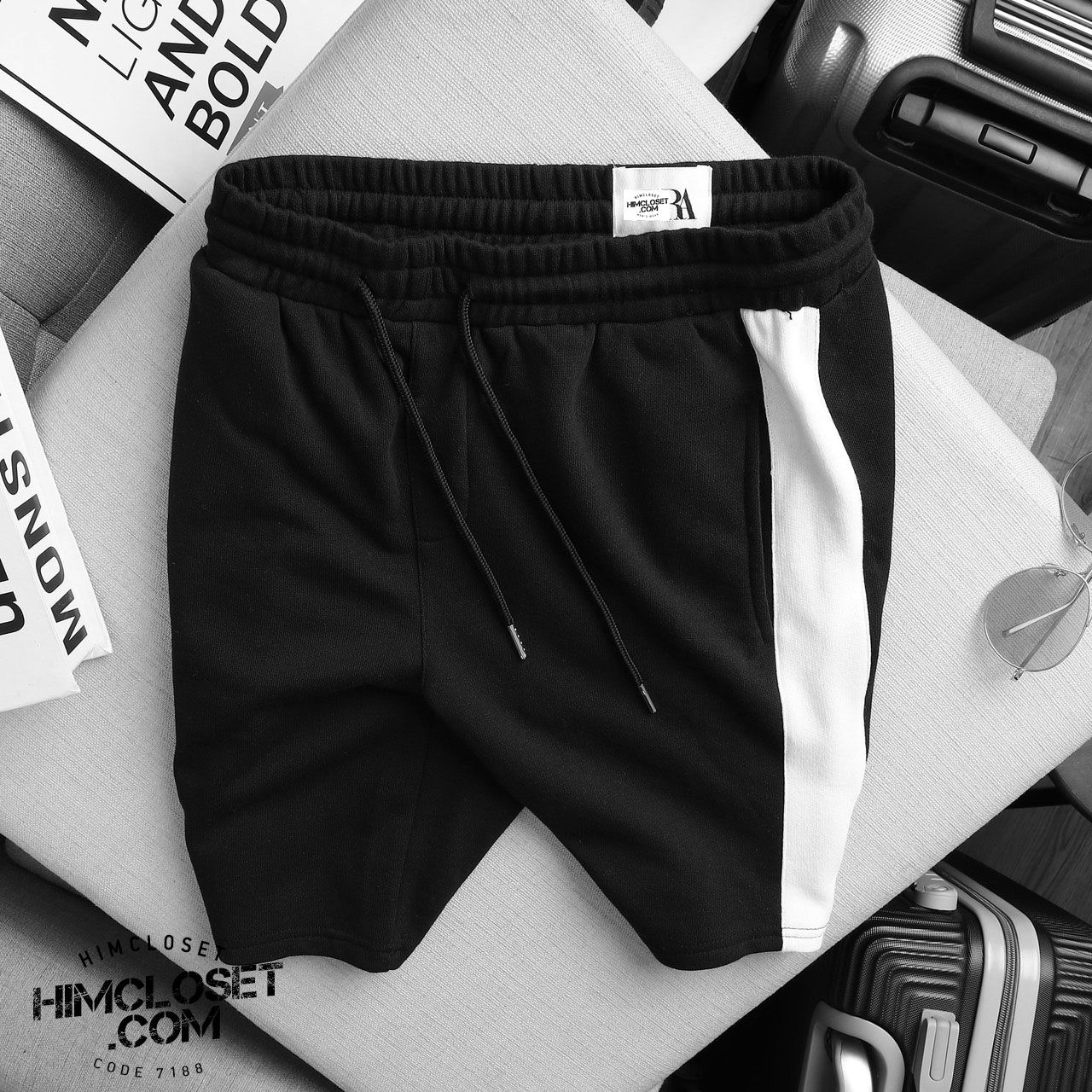 Short Thun ZR Sọc Hông