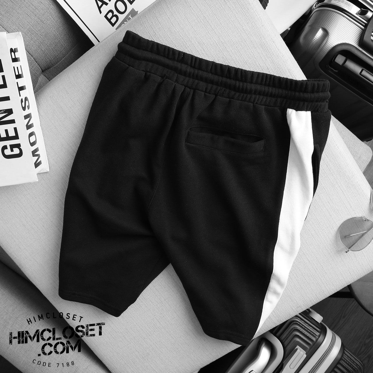 Short Thun ZR Sọc Hông