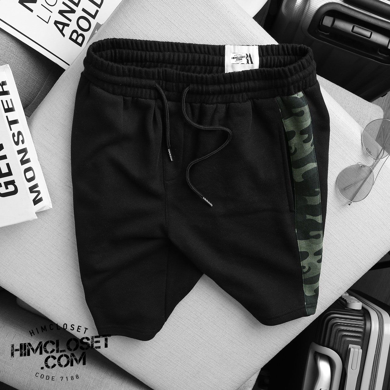 Short Thun ZR Sọc Hông