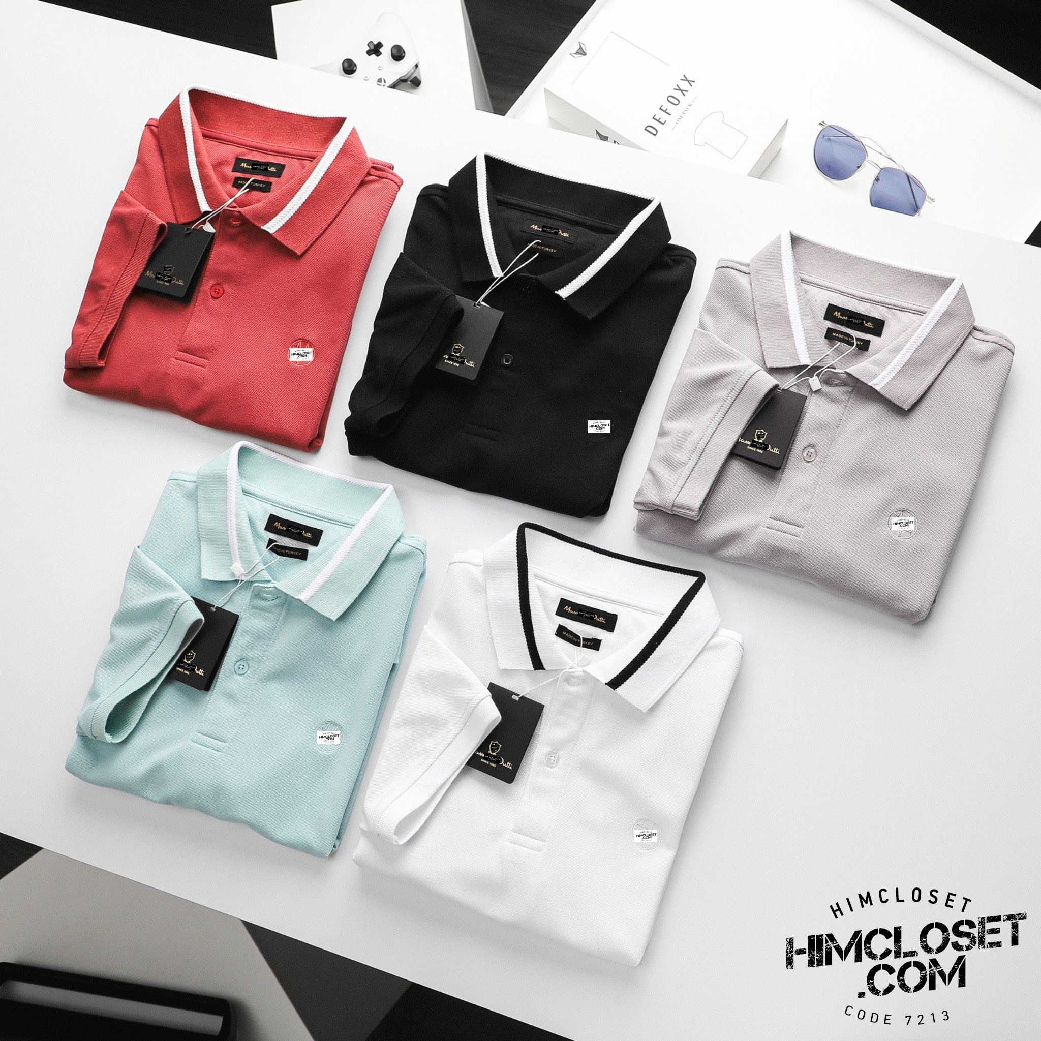 Polo Massimo Viền Cổ
