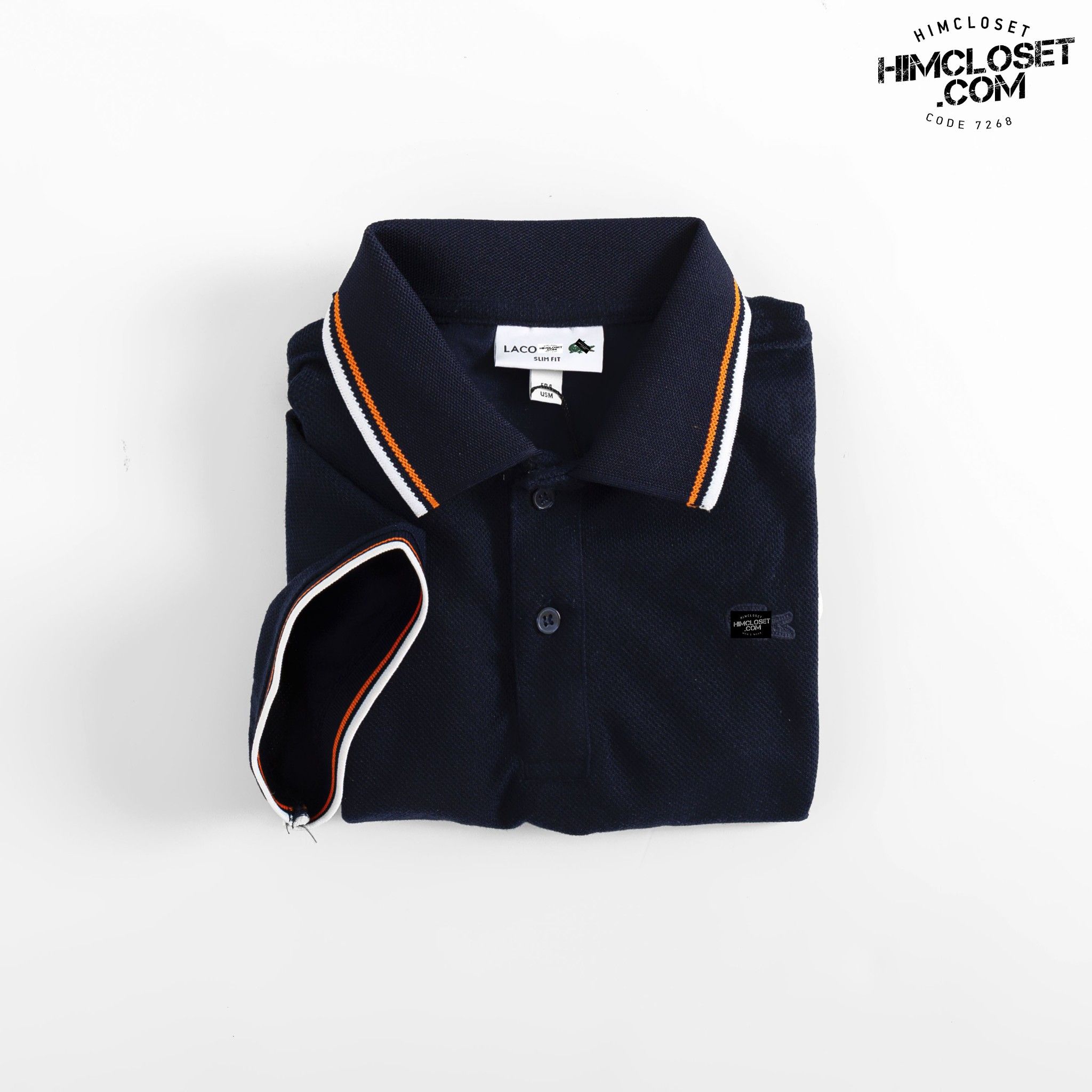 Polo Lac0ste Logo Thêu