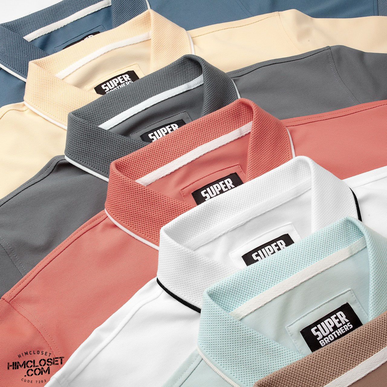 Polo S.Brothers Chữ Thêu
