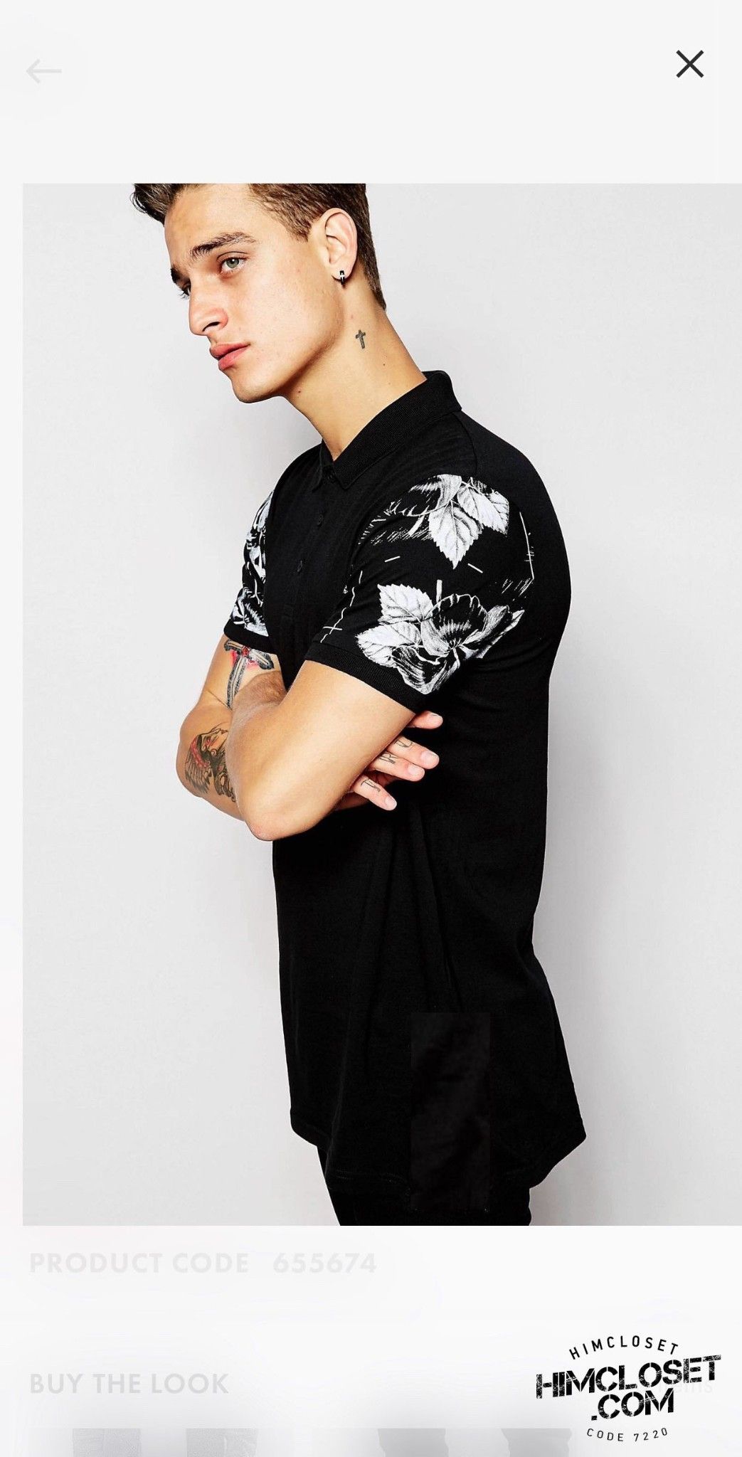Polo ZR Hoạ Tiết Tay