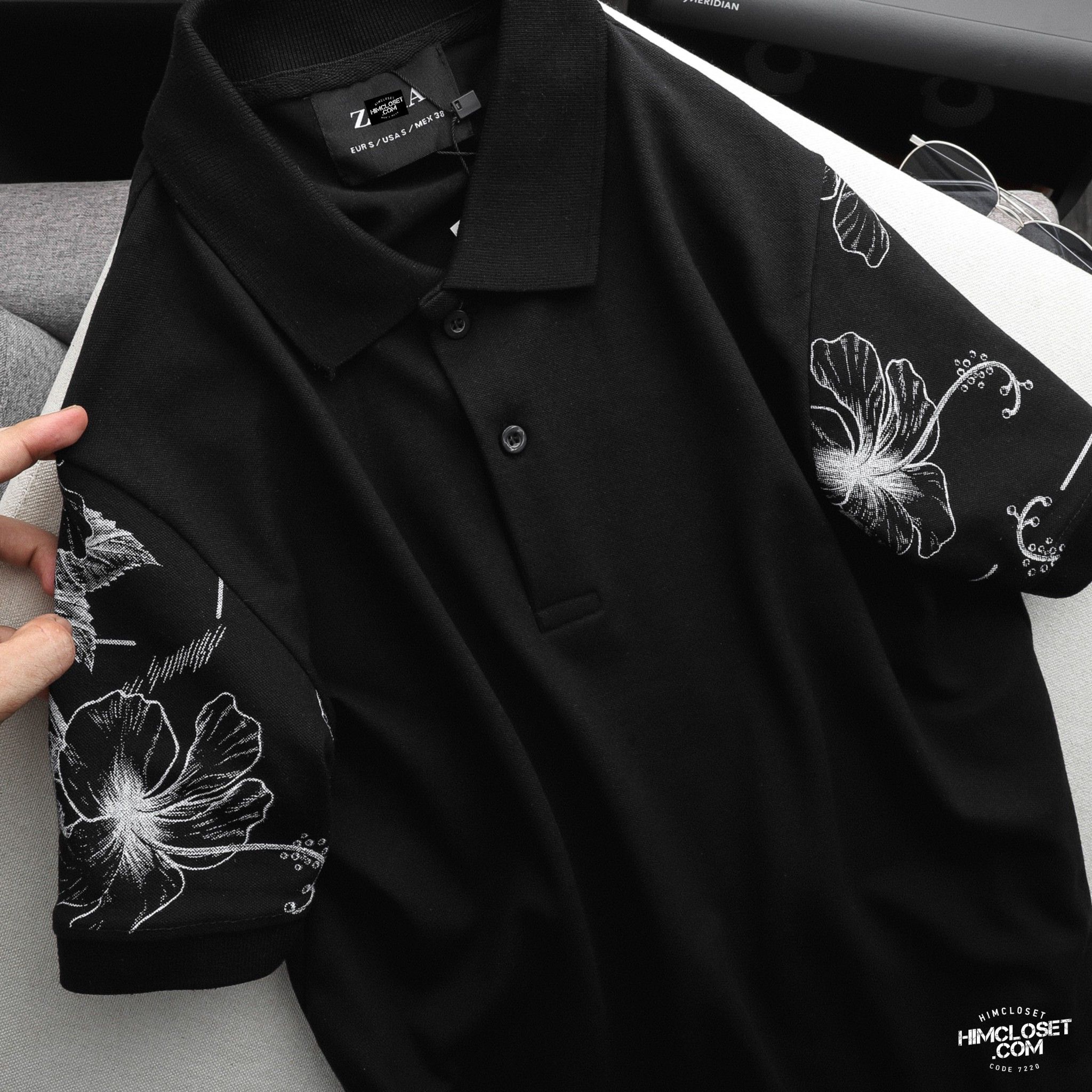 Polo ZR Hoạ Tiết Tay