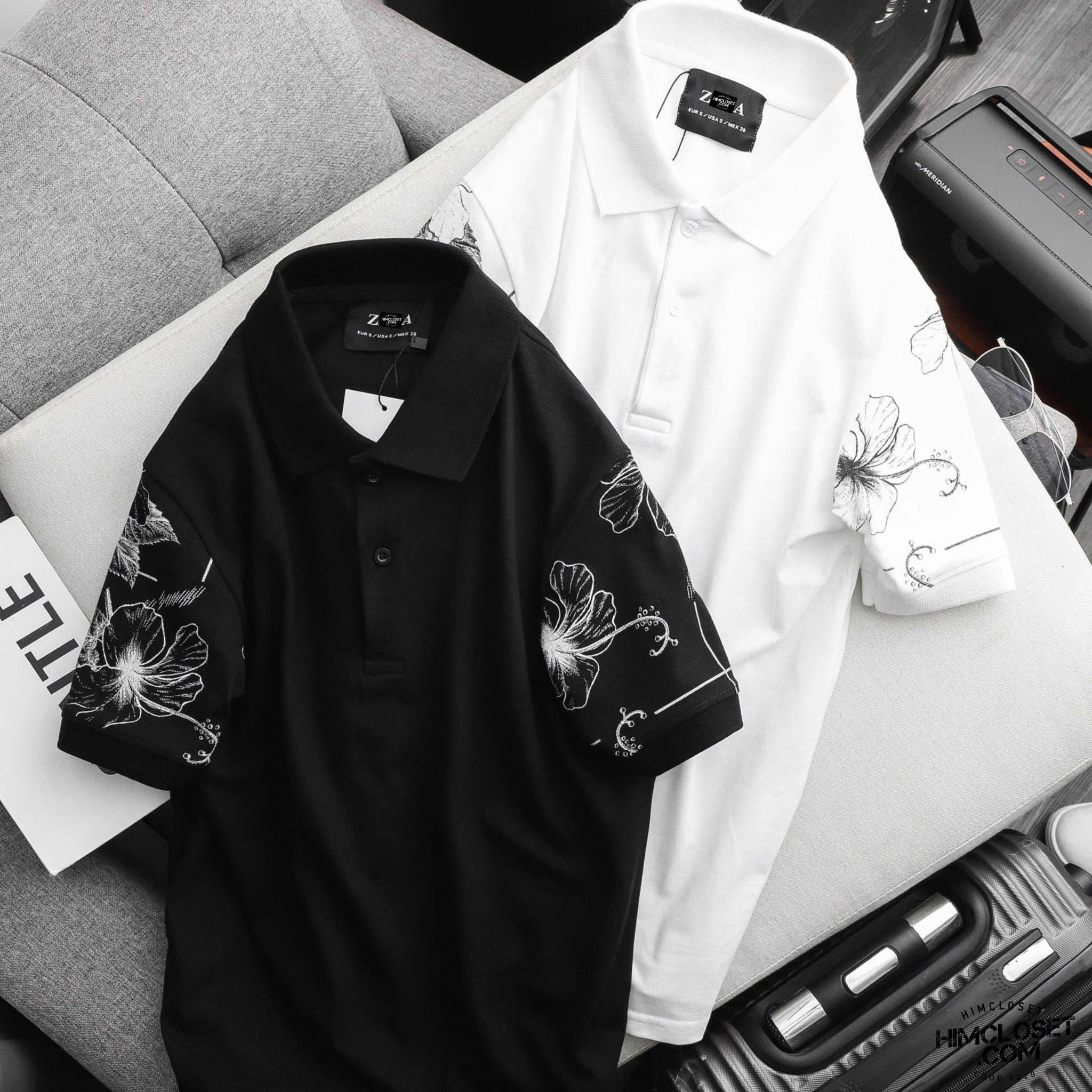 Polo ZR Hoạ Tiết Tay