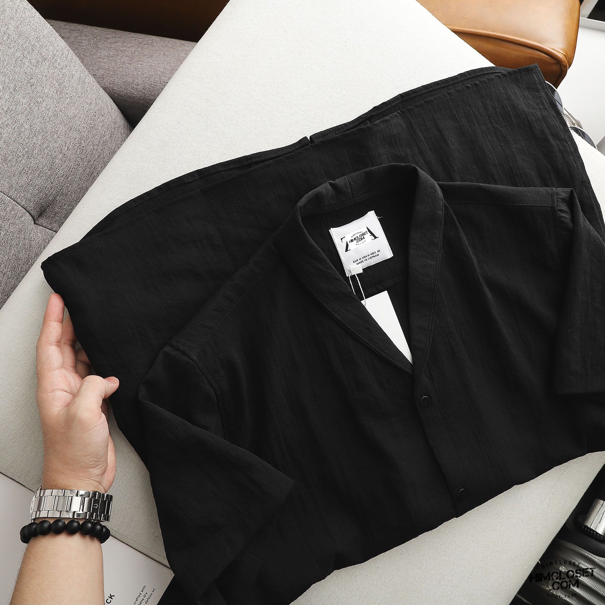 SM ZR TN Linen Cổ Vest