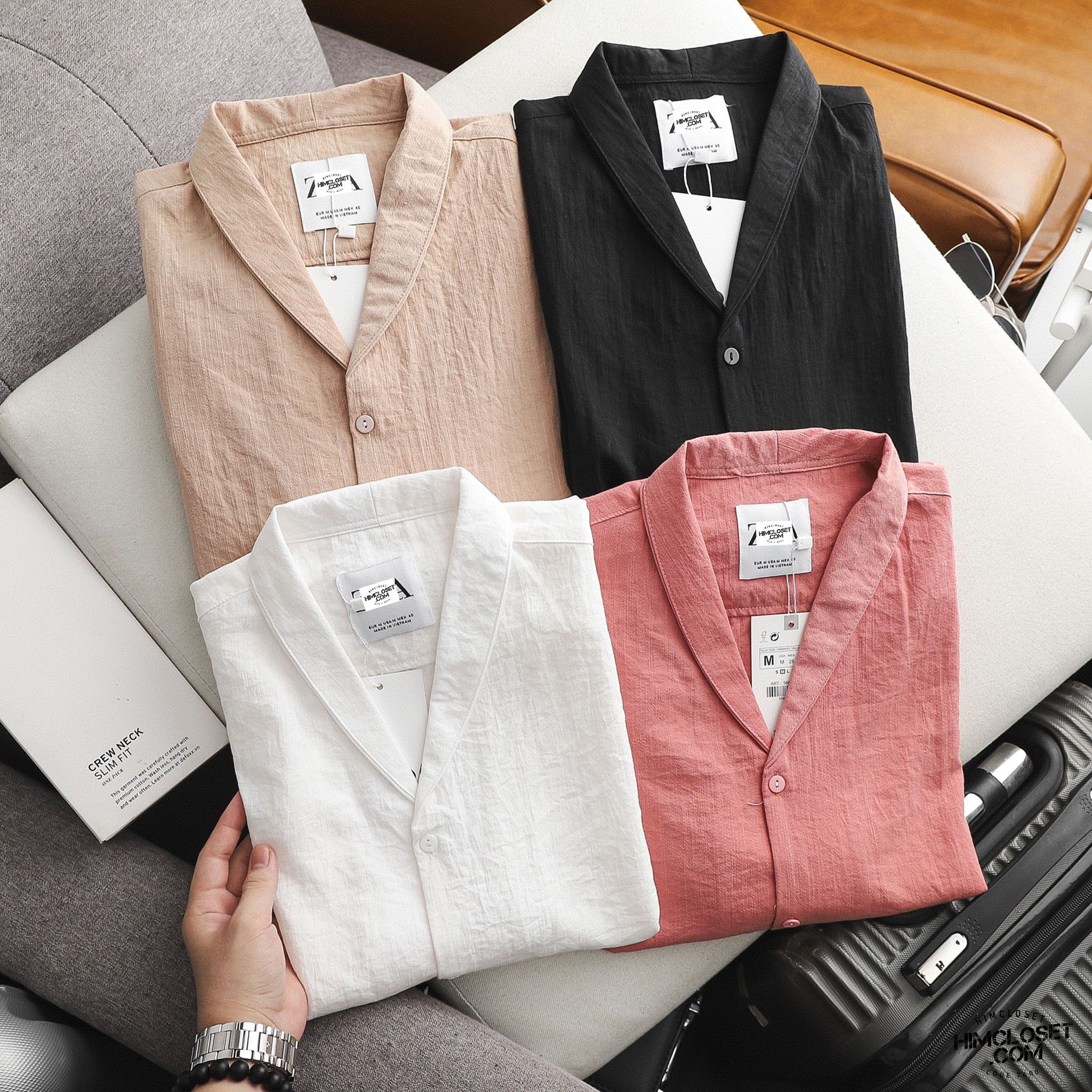SM ZR TN Linen Cổ Vest