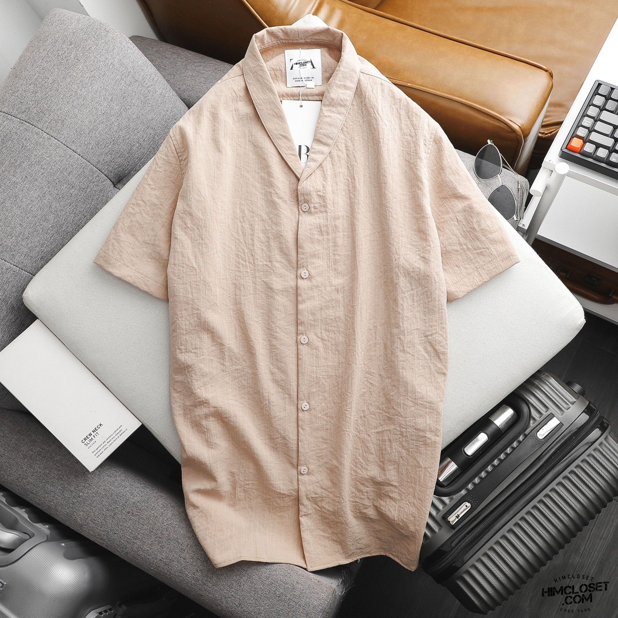 SM ZR TN Linen Cổ Vest