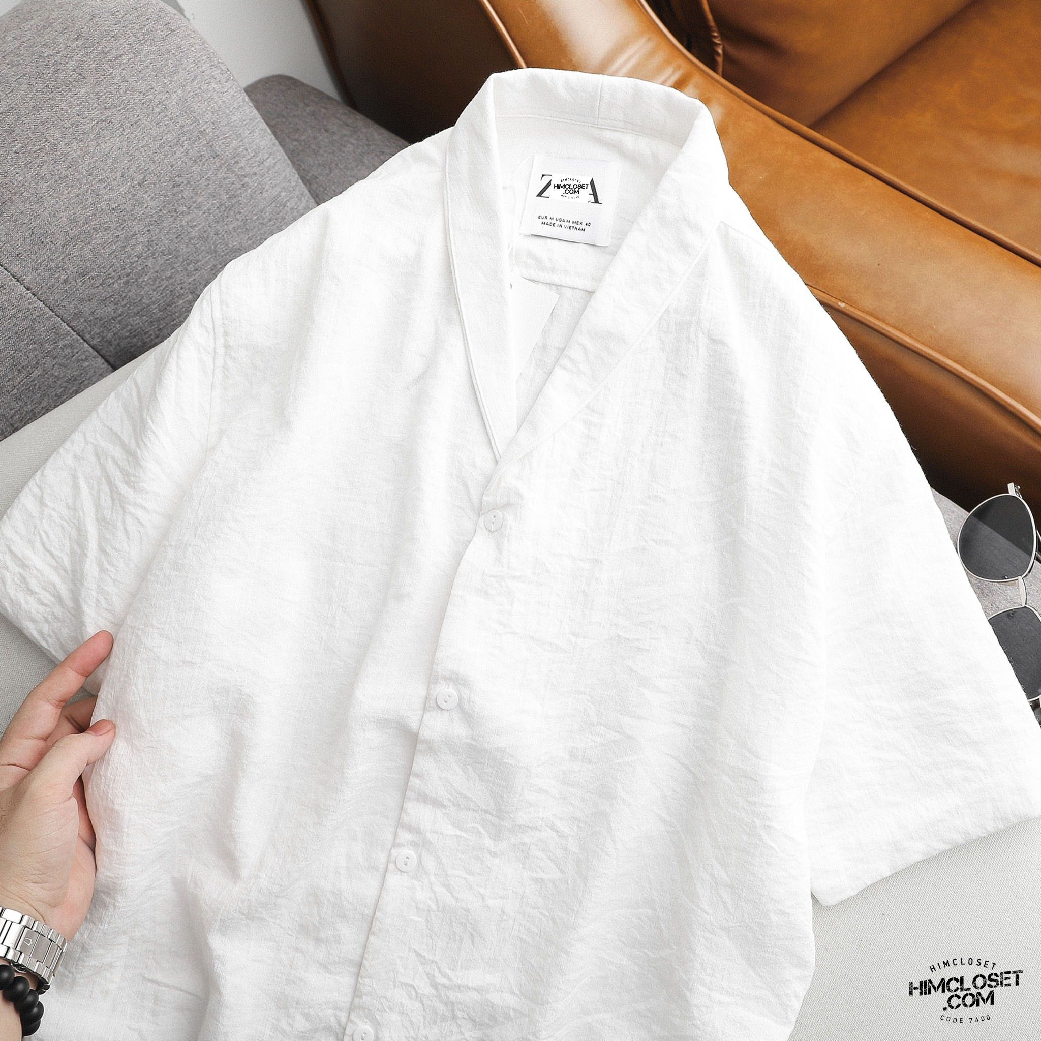 SM ZR TN Linen Cổ Vest