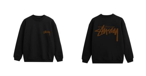  Sweater Stussy Chữ Nâu 