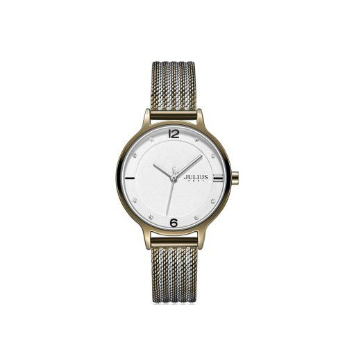 Đồng Hồ Nữ JA-1251D Julius Hàn Quốc (Demi Vàng)