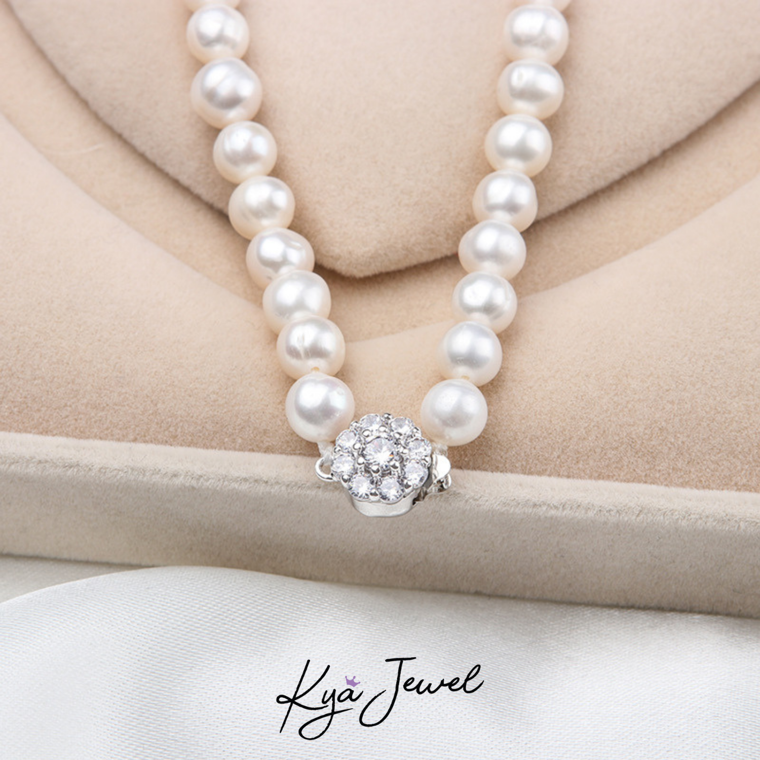 Bộ trang sức nữ Freshwater Pearl Blossom
