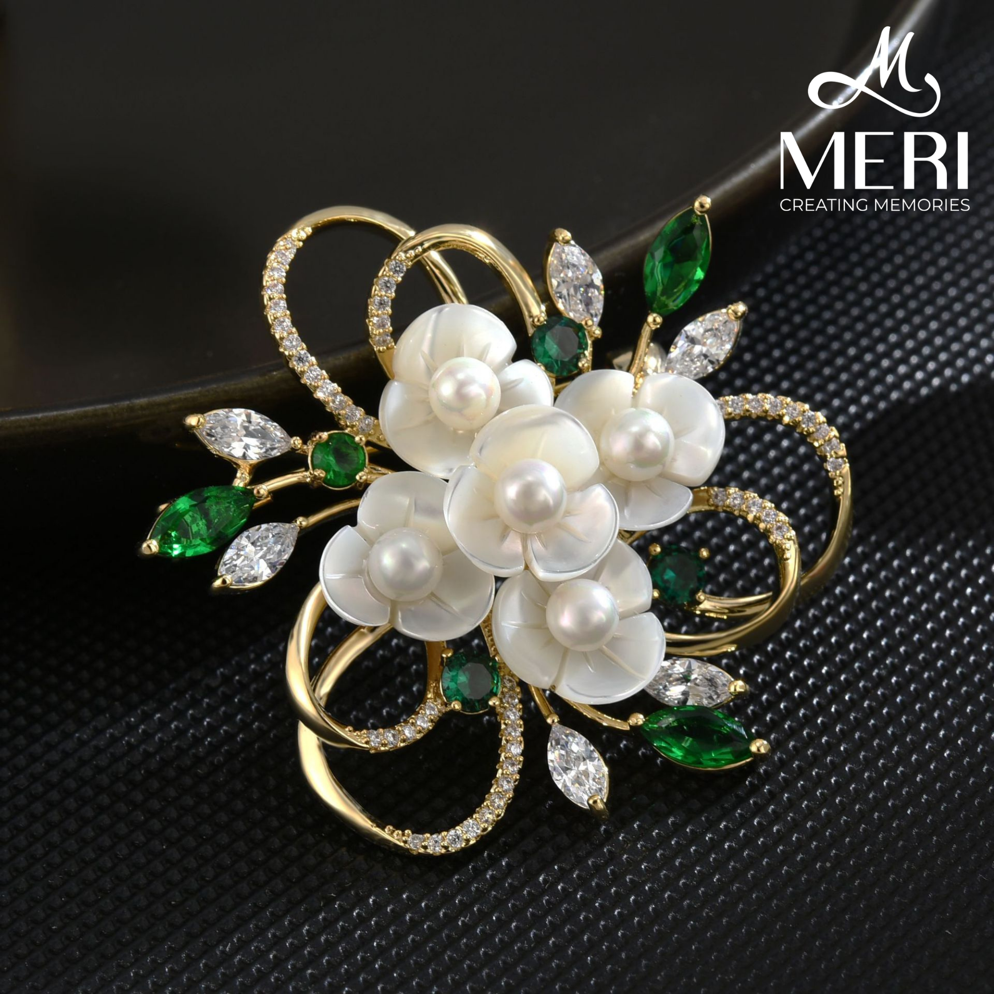 Cài áo Pearl Bouquet