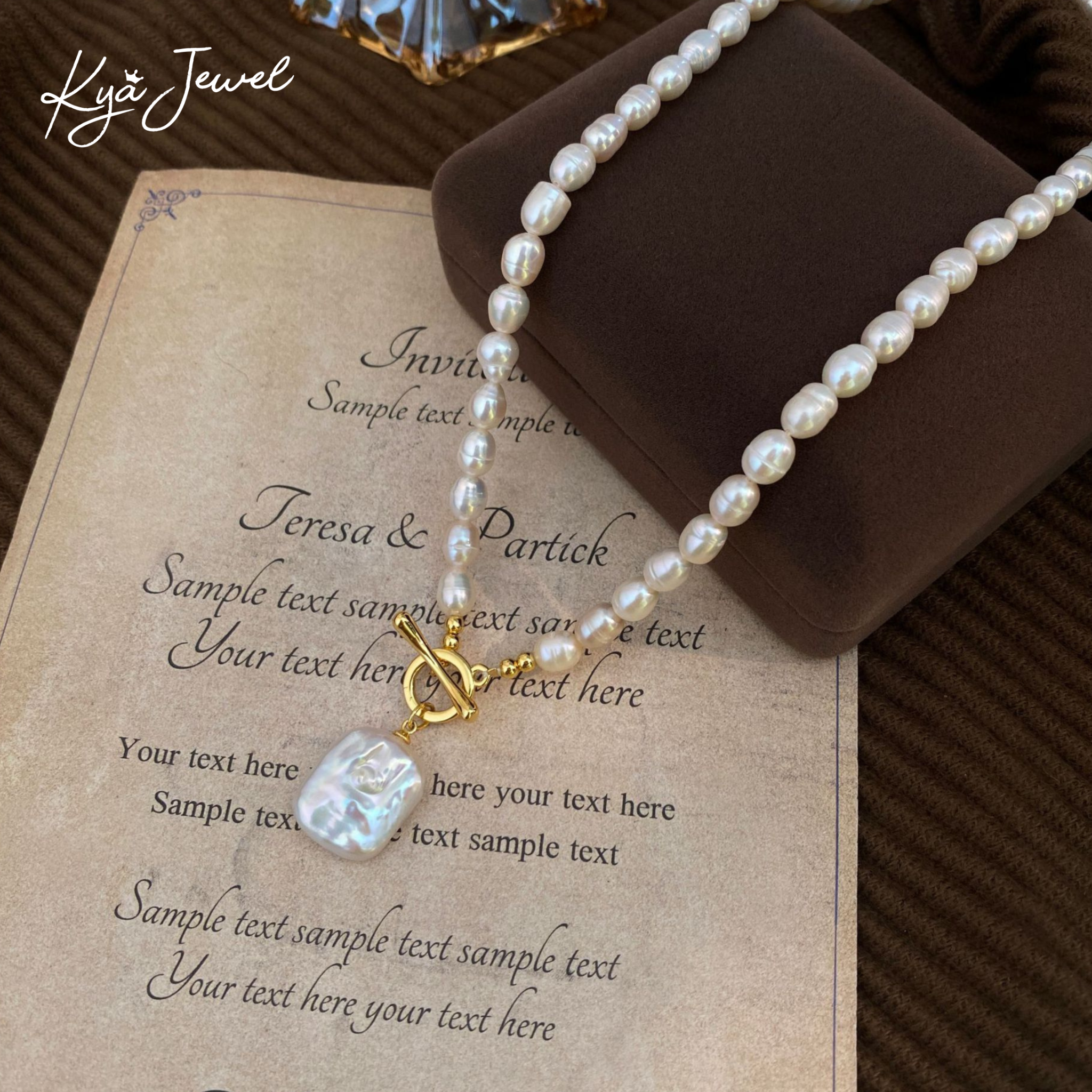 Dây chuyền nữ Modern Pearl