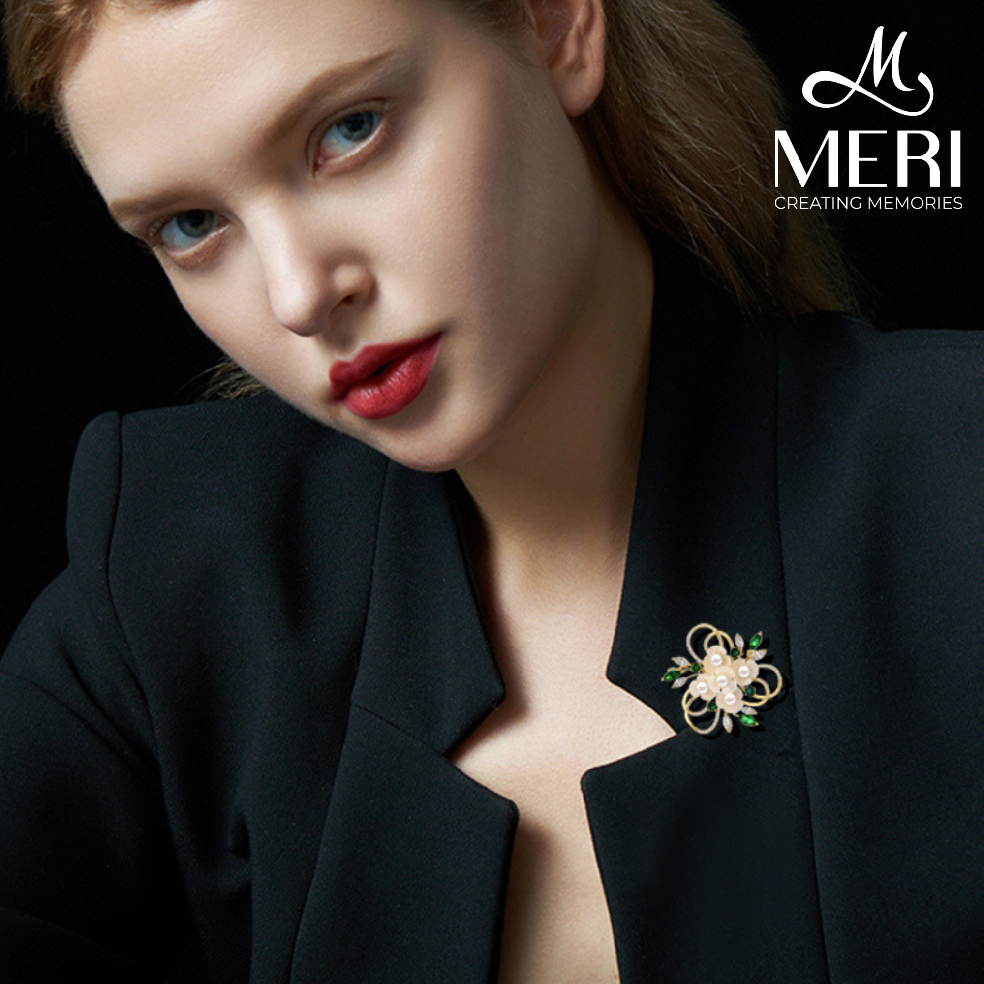Cài áo Pearl Bouquet