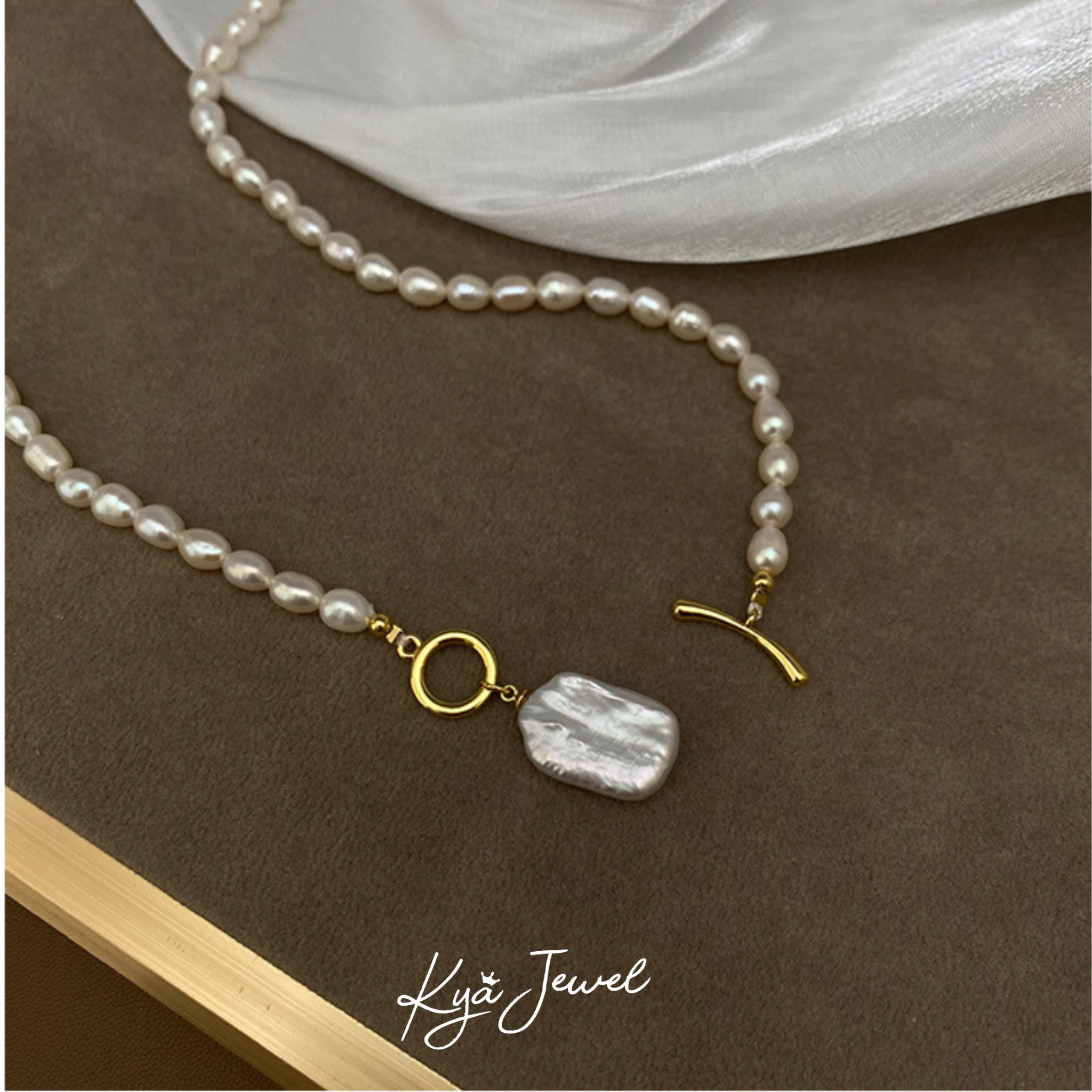 Dây chuyền nữ Modern Pearl