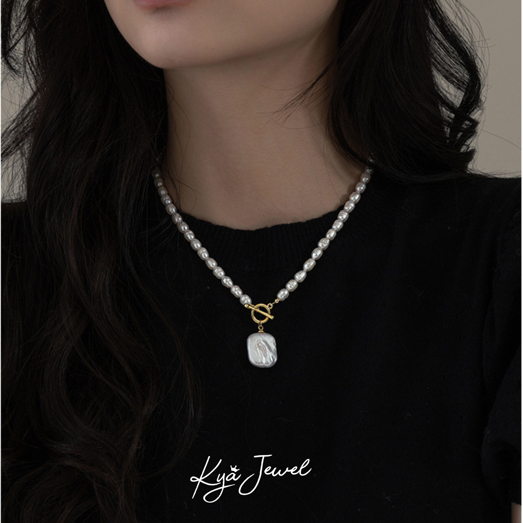 Dây chuyền nữ Modern Pearl