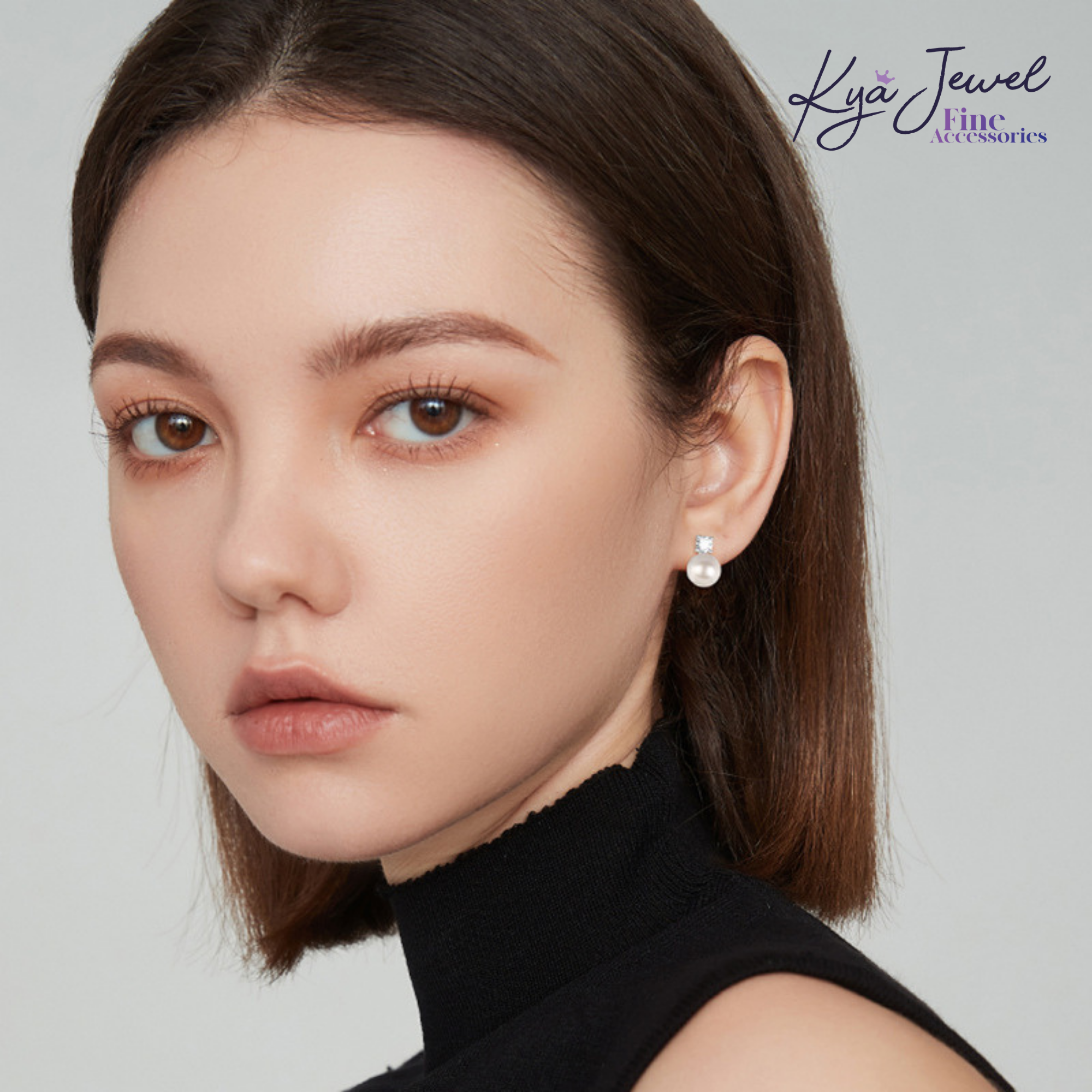 Khuyên tai nữ Royal Pearl Classic