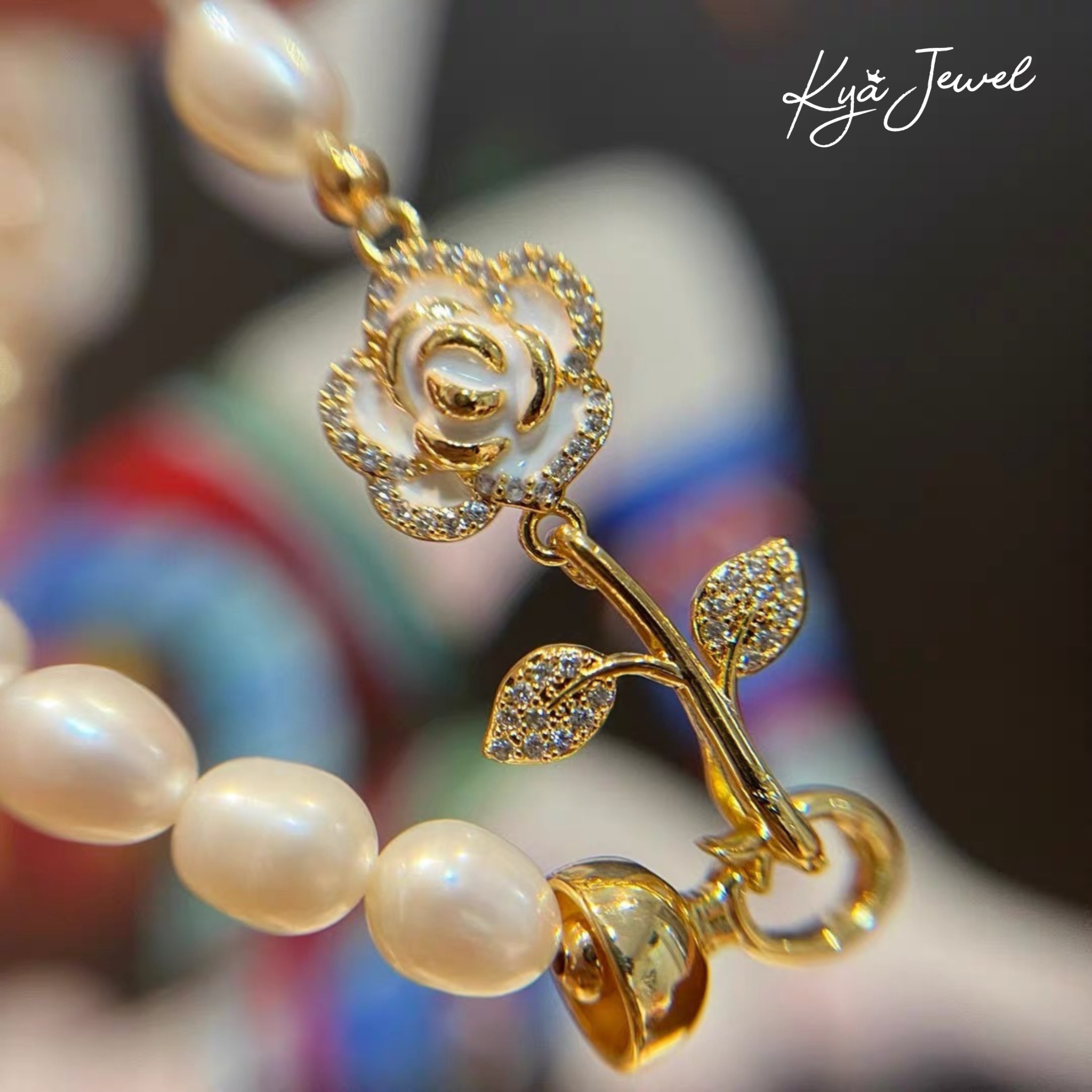 Dây chuyền nữ Pearl Blossom