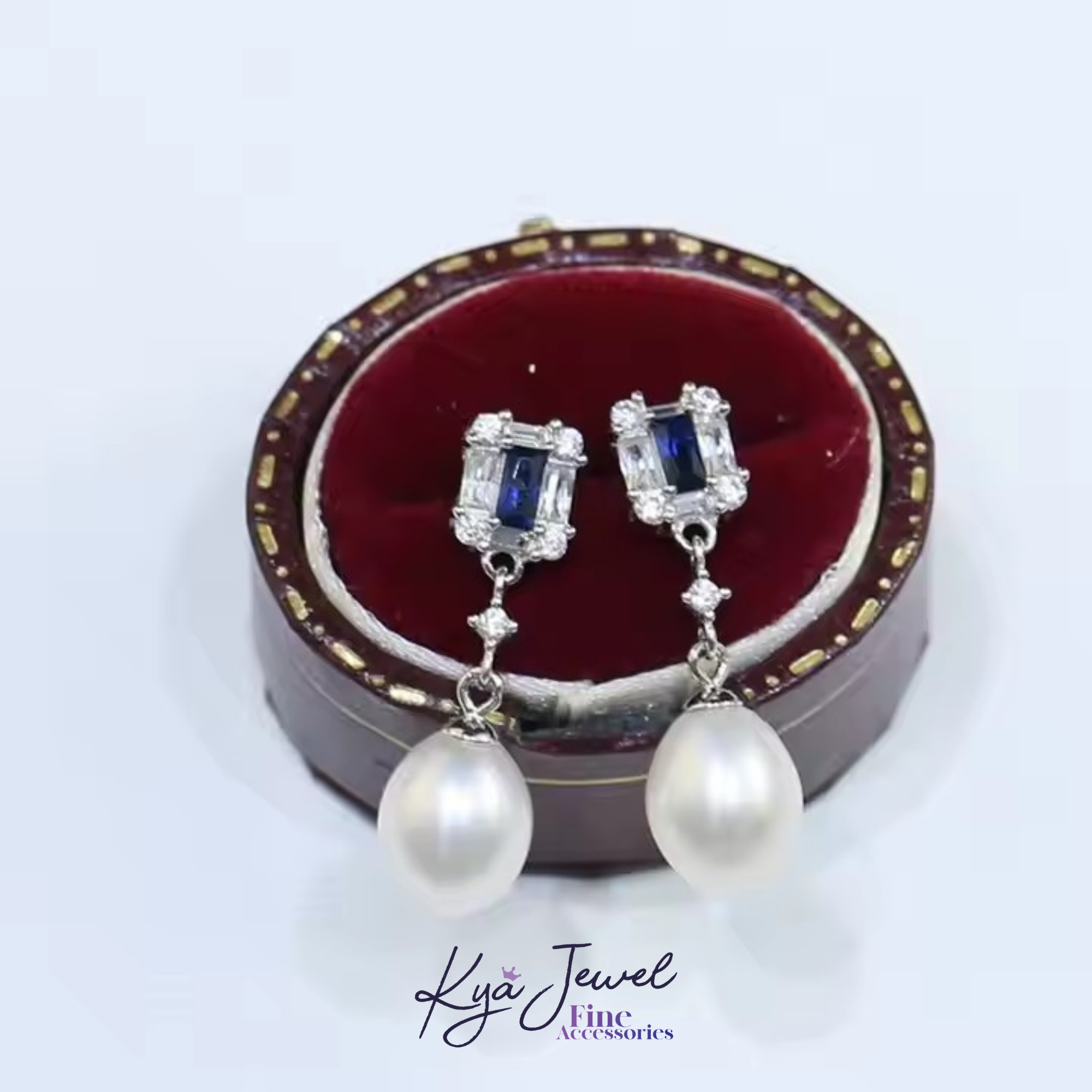 Bộ trang sức nữ Azure Wave Pearl