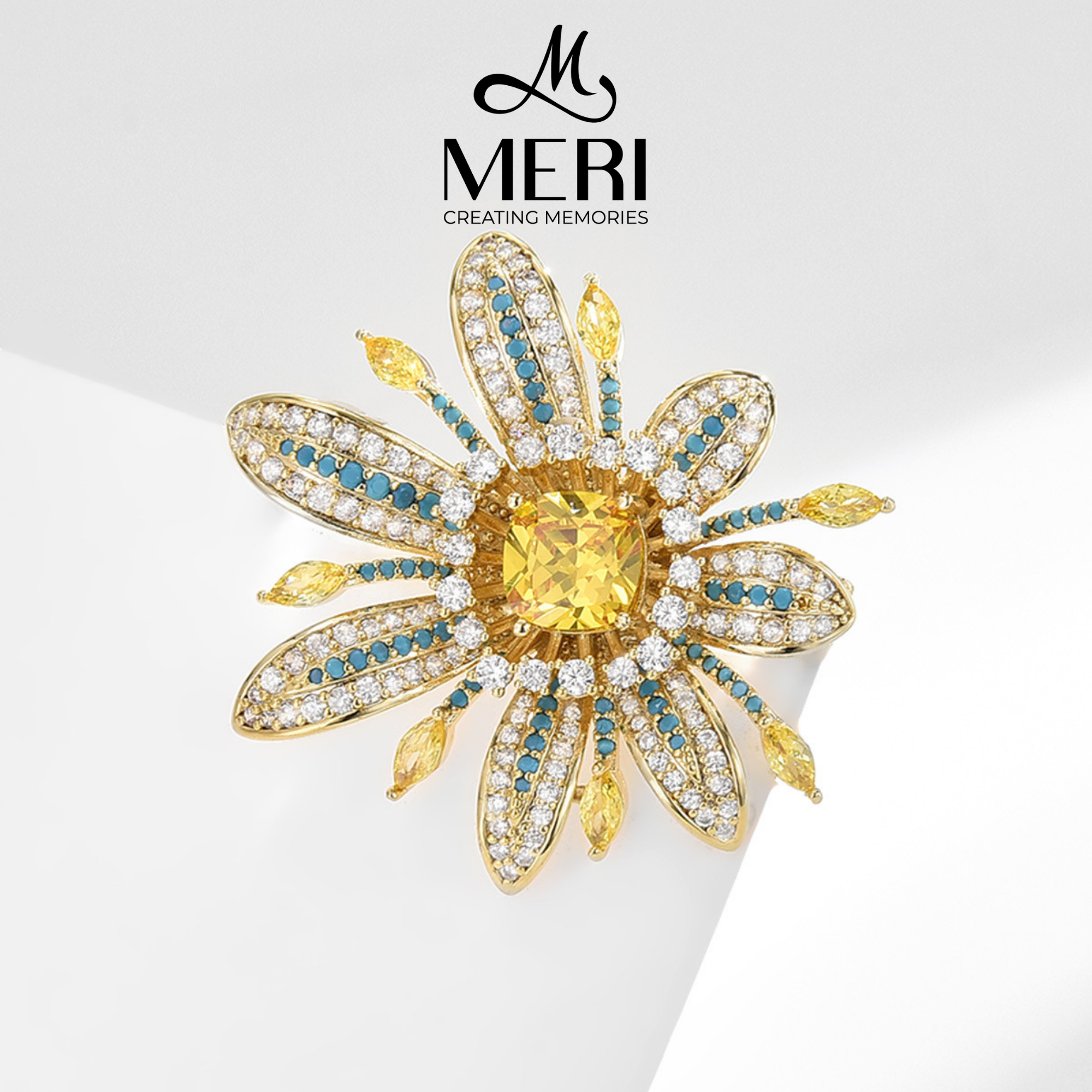 Cài áo Floral Sunshine