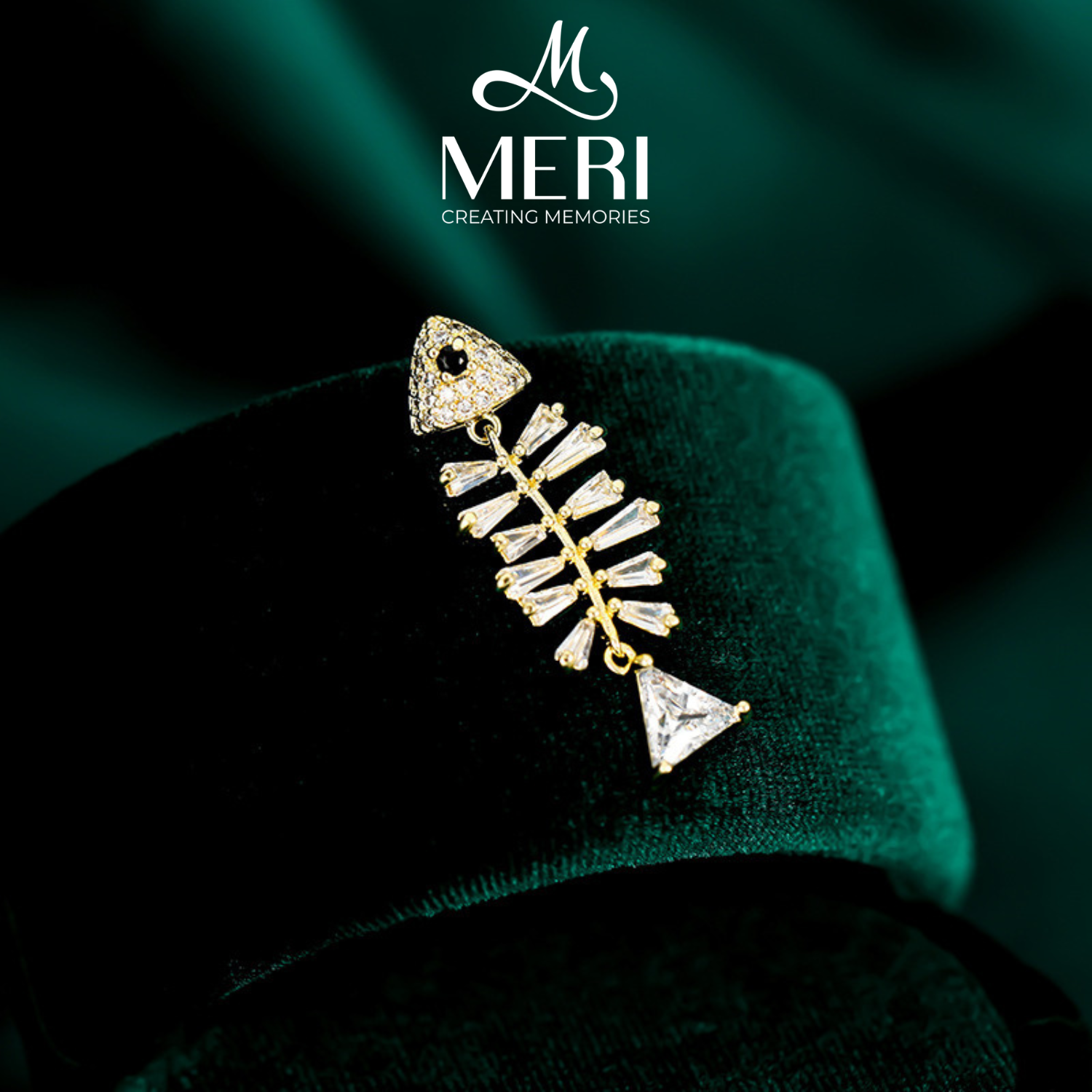 Pin cài áo Fishbone