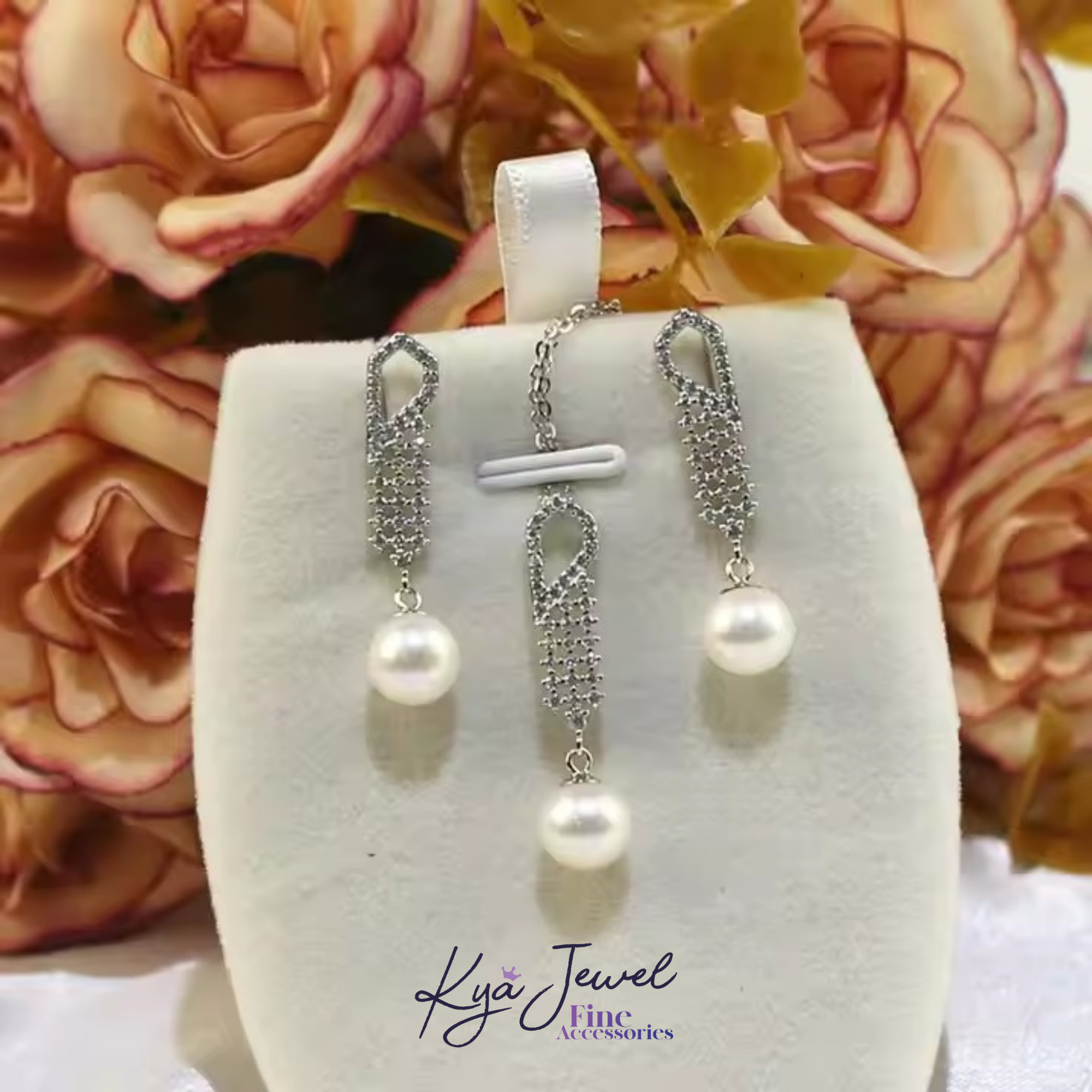 Khuyên tai nữ Opulent Pearl