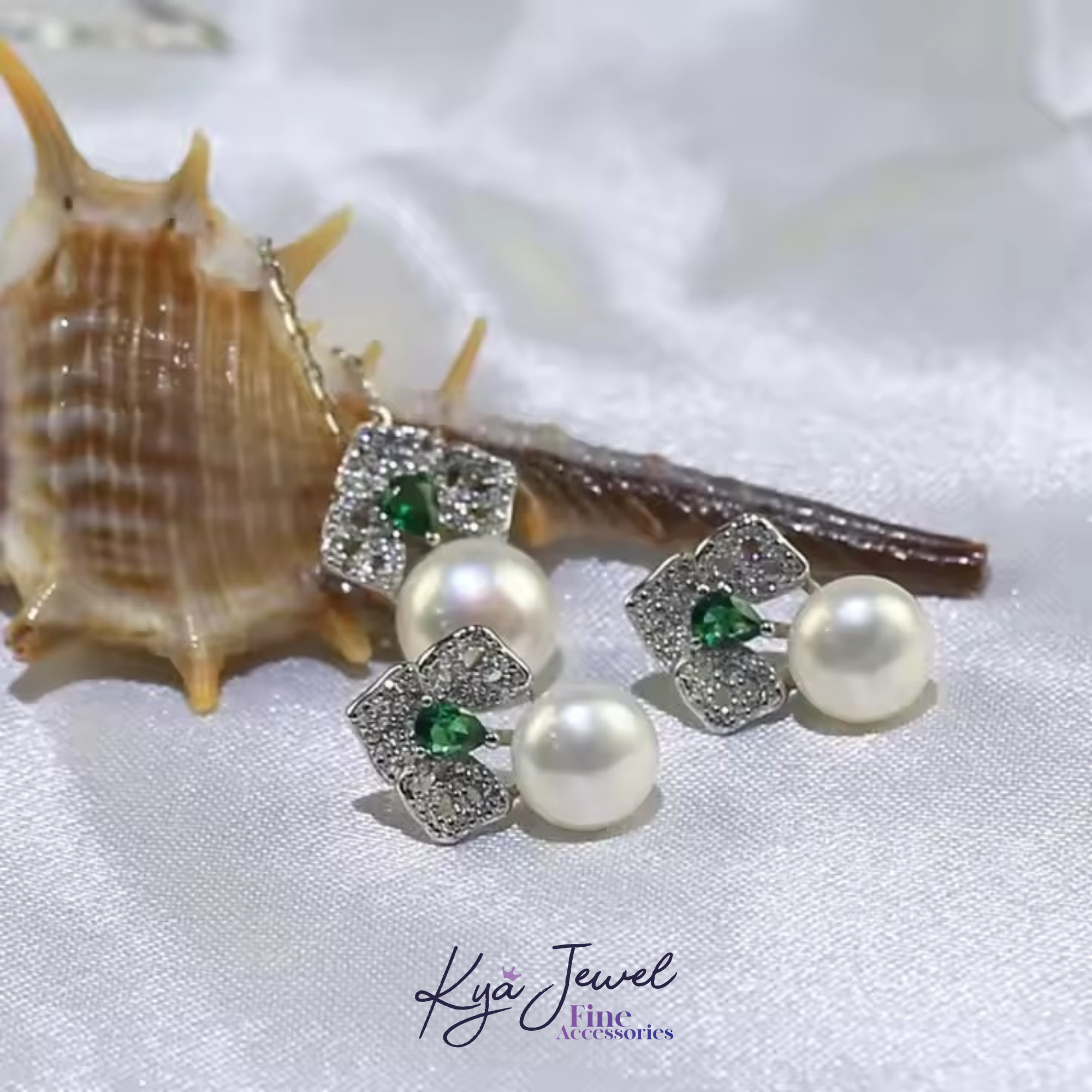 Dây chuyền nữ Forest Bloom Pearl