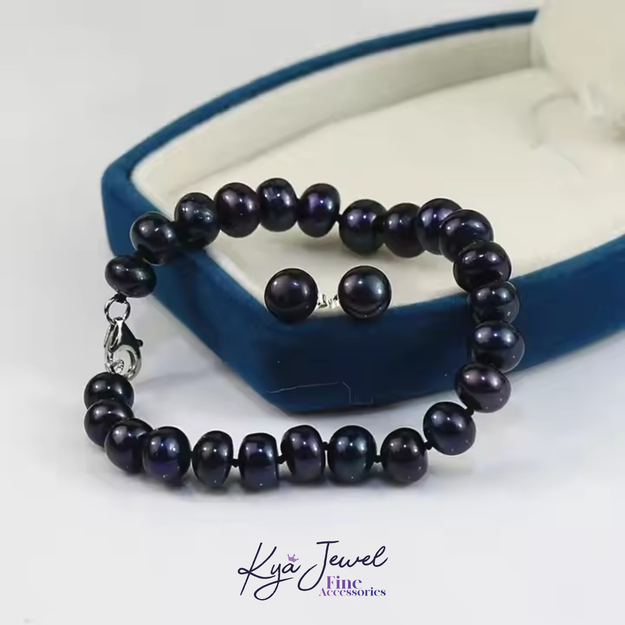 Khuyên tai nữ Starless Night Pearl