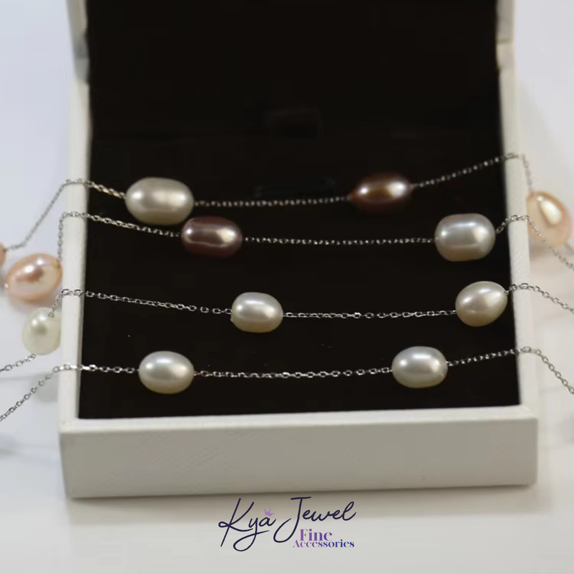 Dây chuyền nữ Trendy Pearl