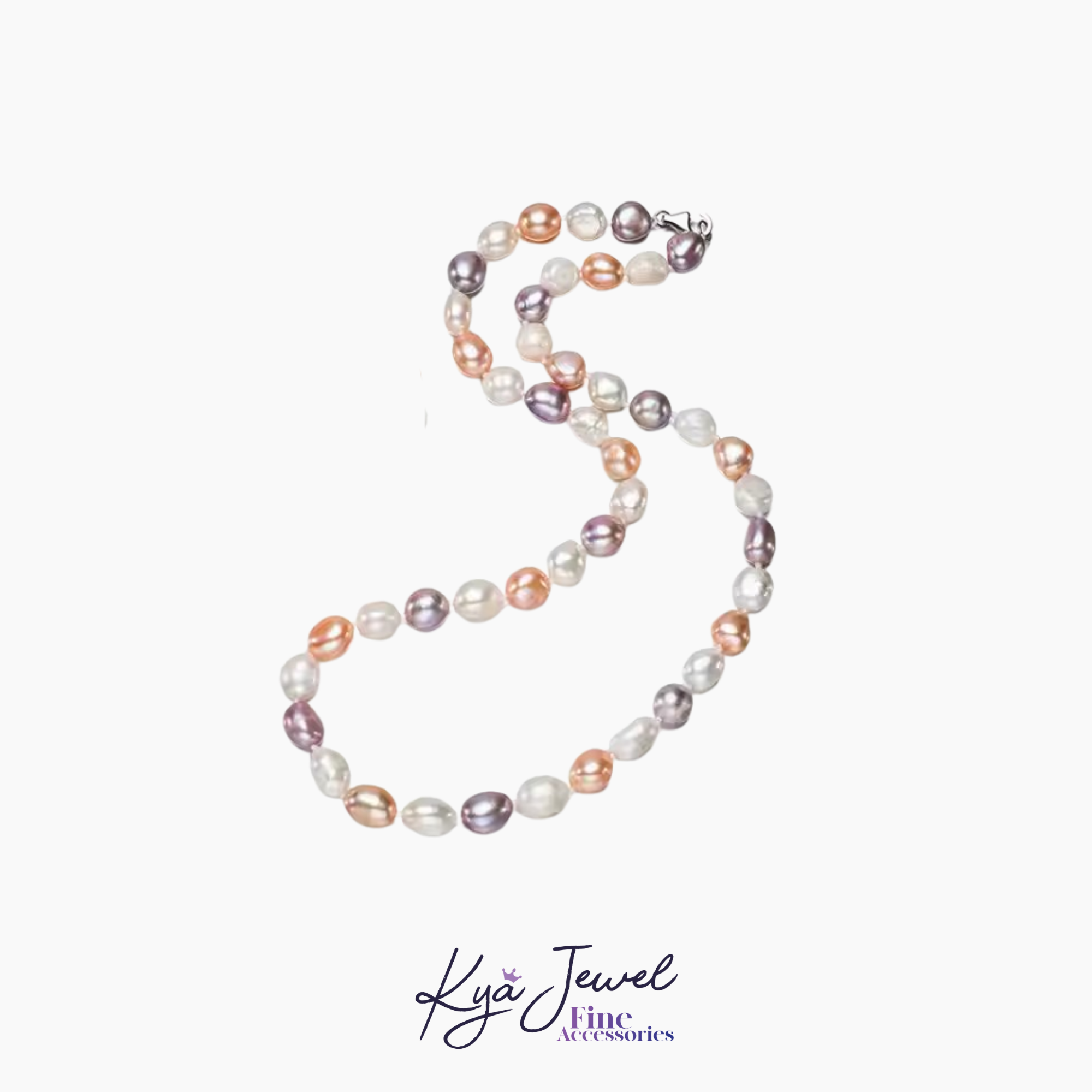 Dây chuyền nữ Multicolor Pearl
