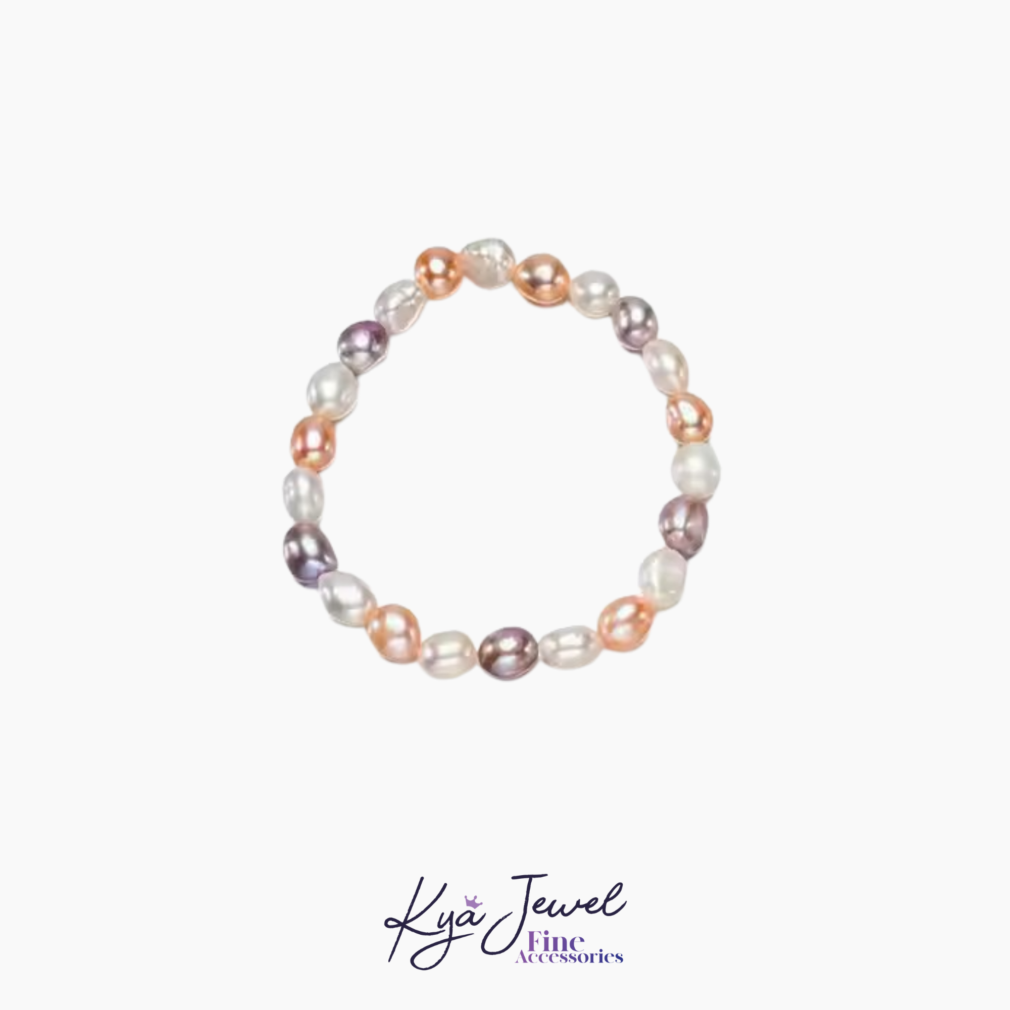 Vòng tay nữ Multicolor Pearl