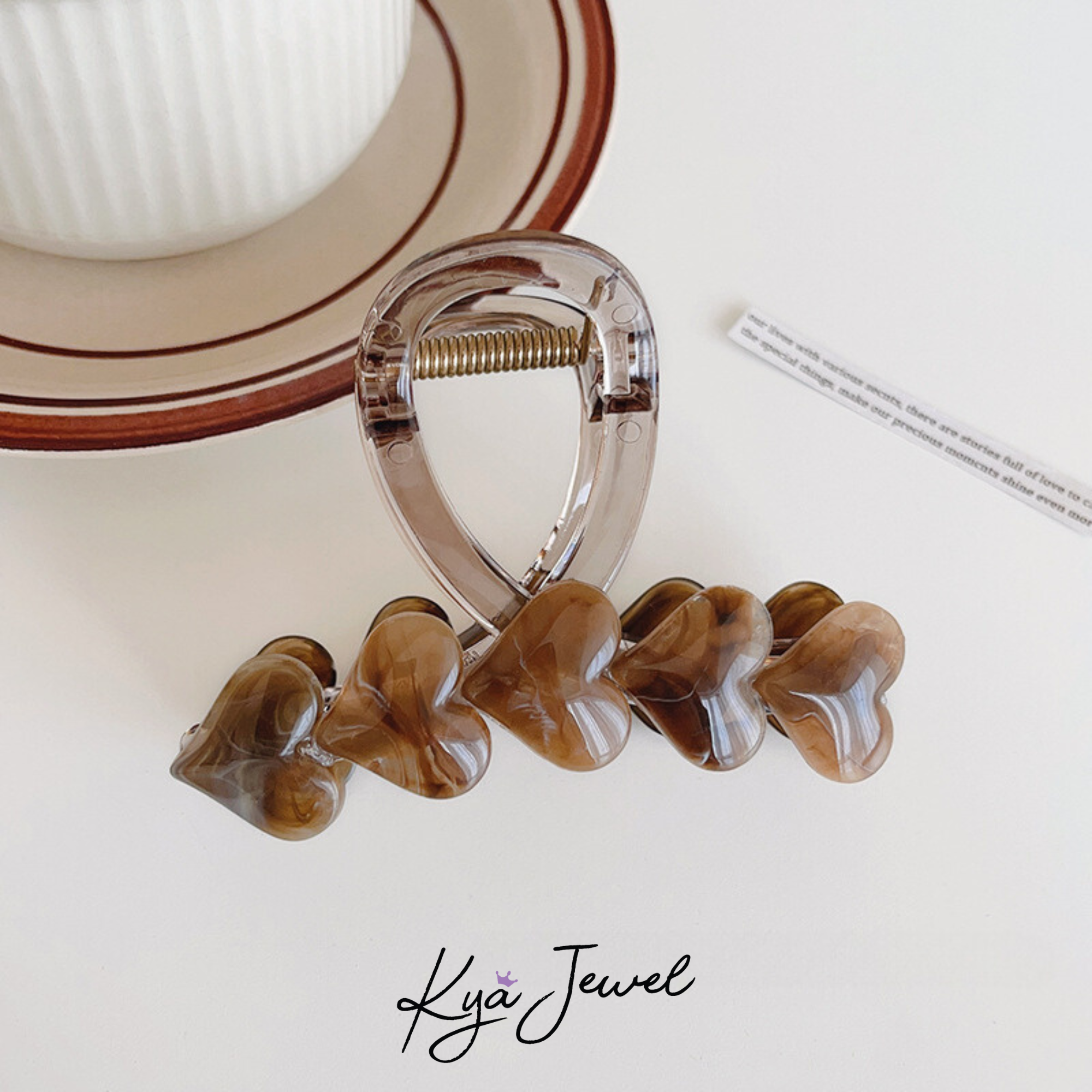 Kẹp tóc nữ Espresso Heart