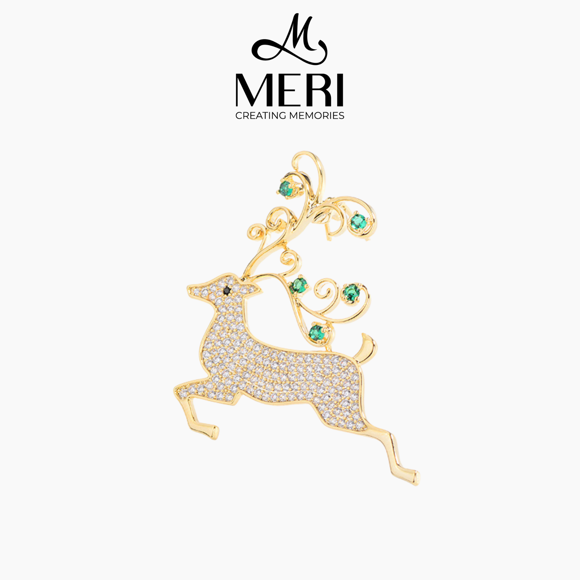 Cài áo Green Reindeer