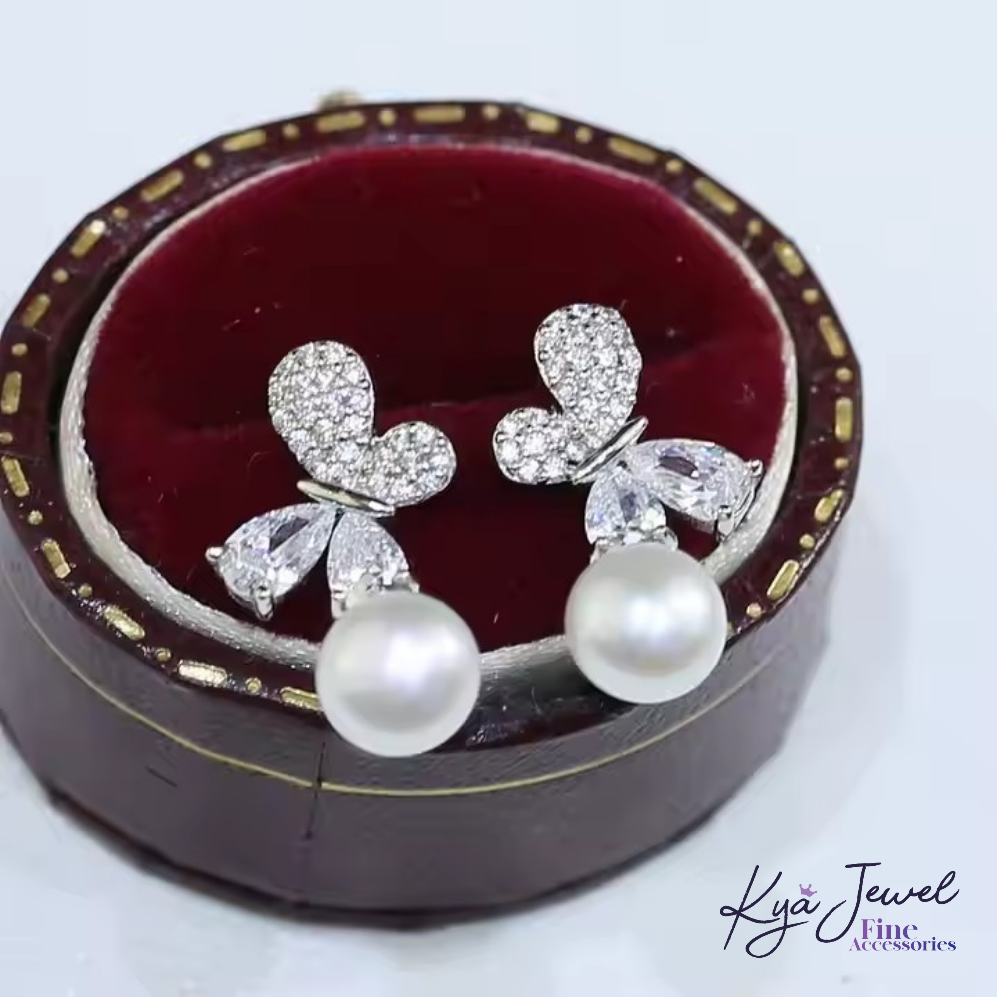 Bộ trang sức nữ Radiant Butterfly Pearl