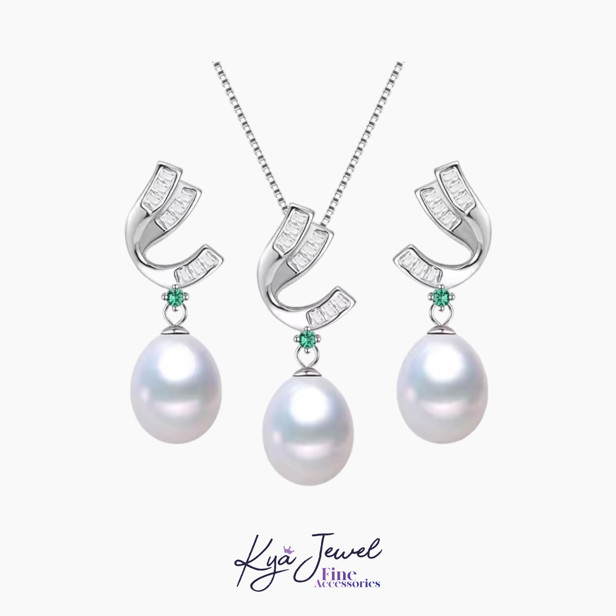 Bộ trang sức nữ Modern Twist Pearl
