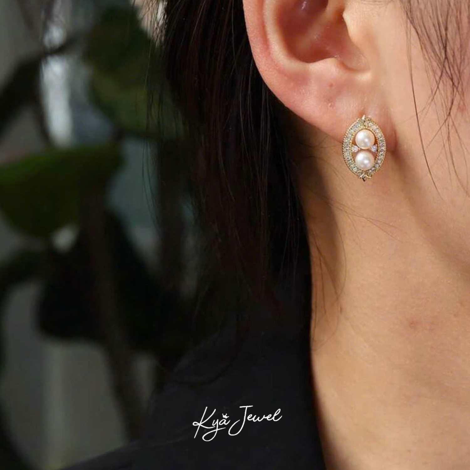 Khuyên tai nữ Sparkling Pearl