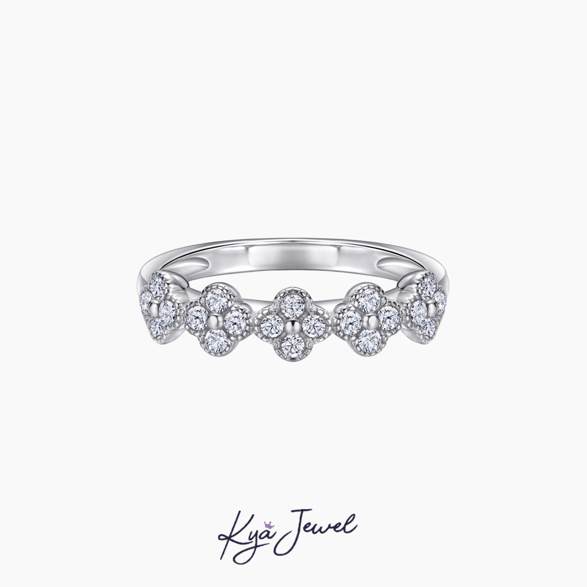 Nhẫn nữ Sparkling Clover