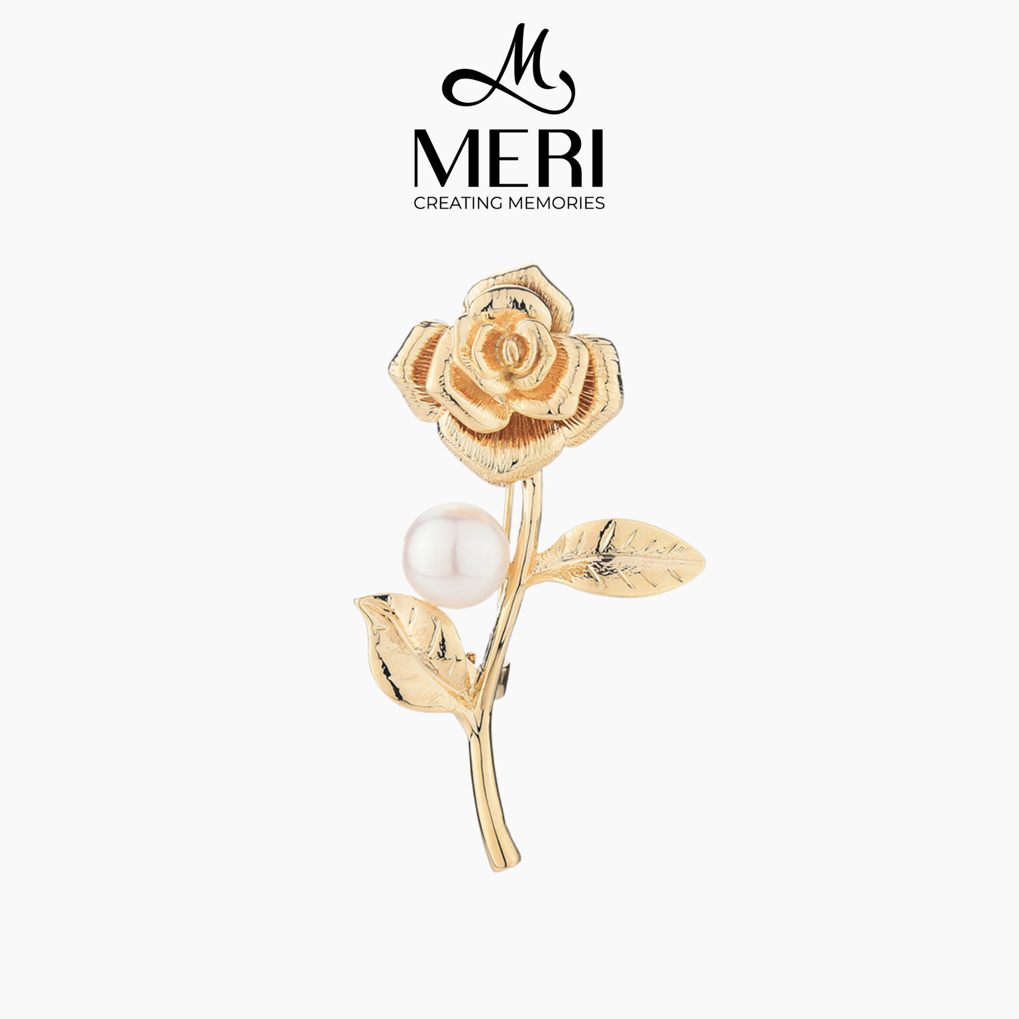 Cài áo Golden Rosebud