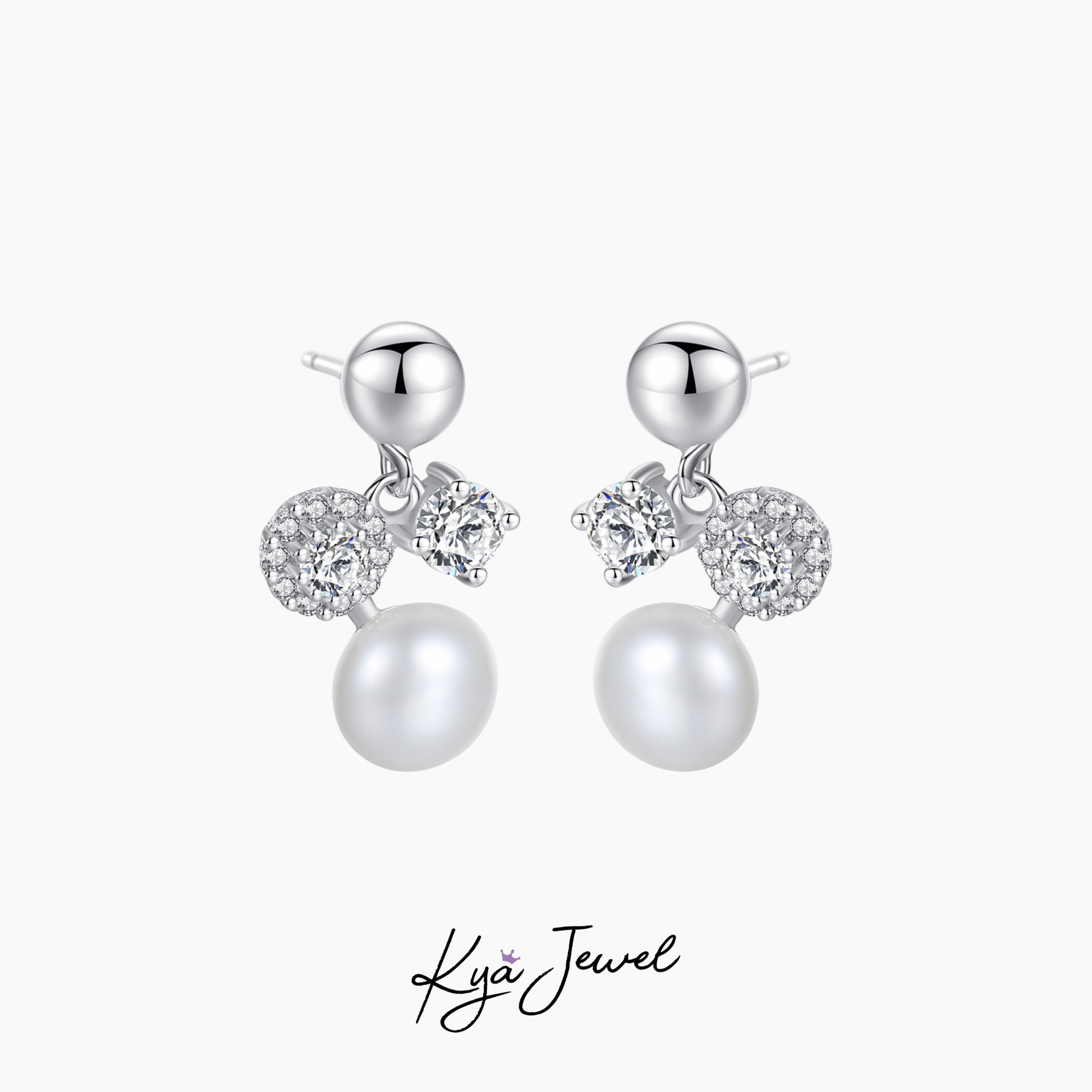 Khuyên tai nữ Pearl Drops