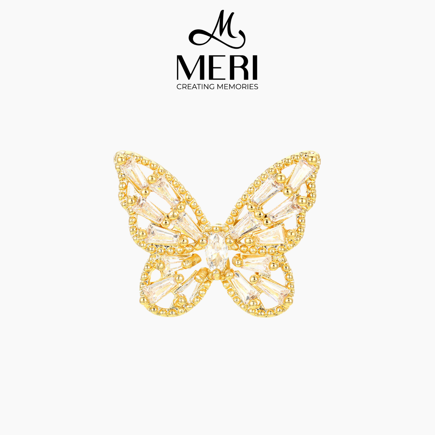 Pin cài áo Yellow Butterfly