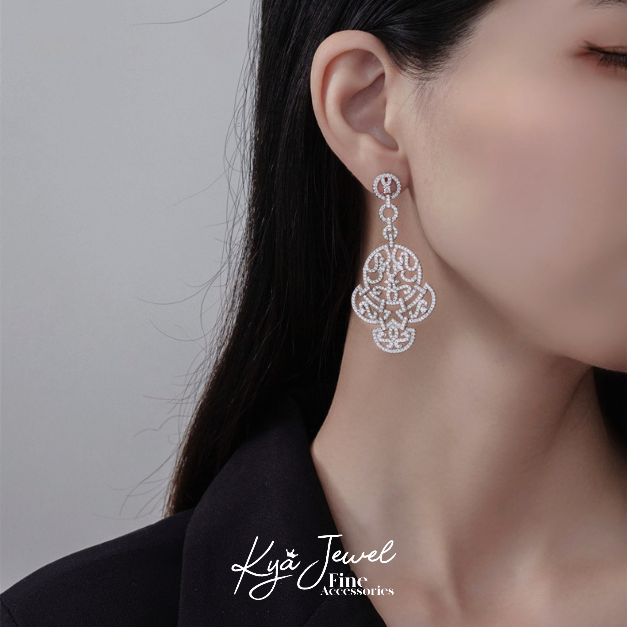 Khuyên tai nữ Opulent Sparkle