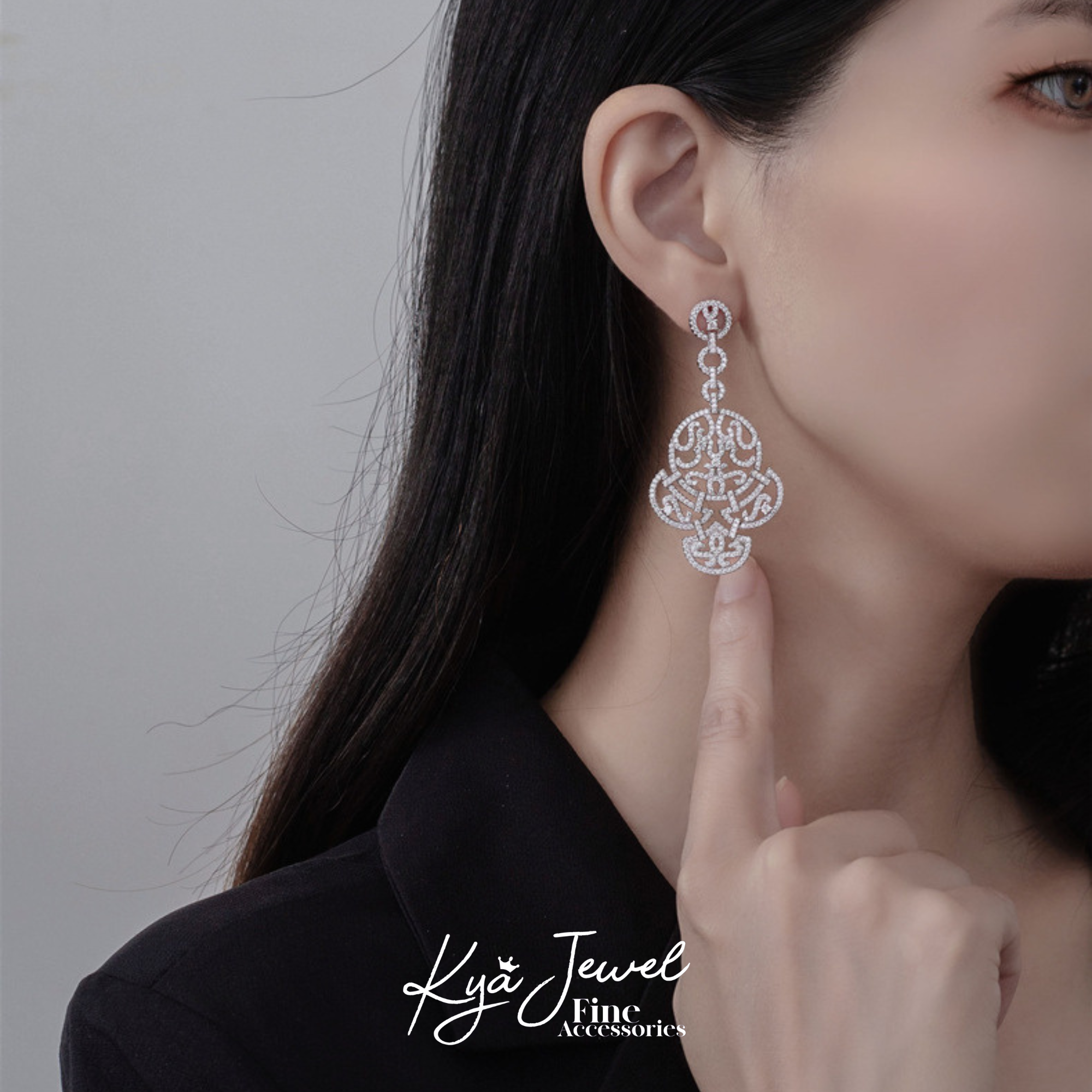 Khuyên tai nữ Opulent Sparkle