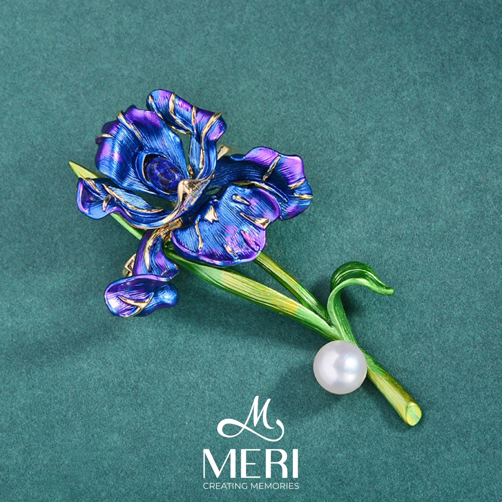 Cài áo Gentle Iris