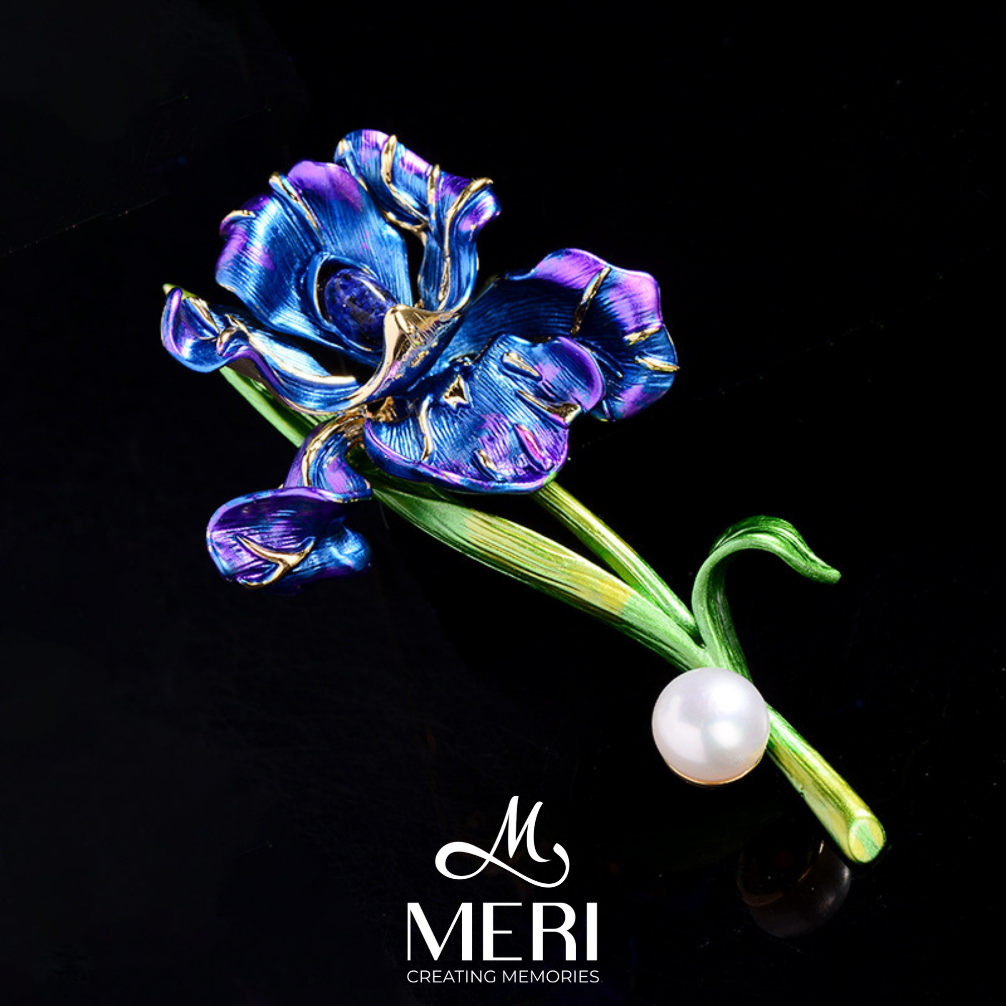 Cài áo Gentle Iris