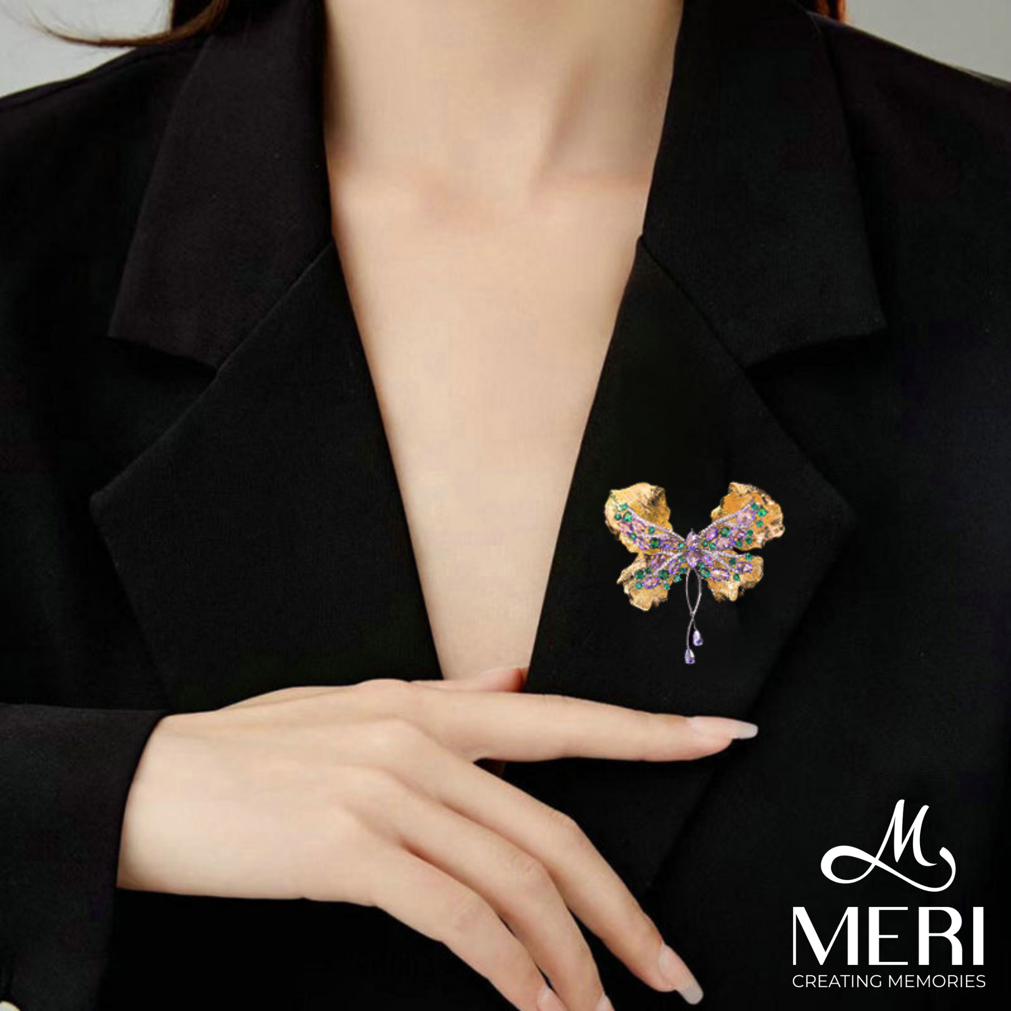 Cài áo Mystic Butterfly