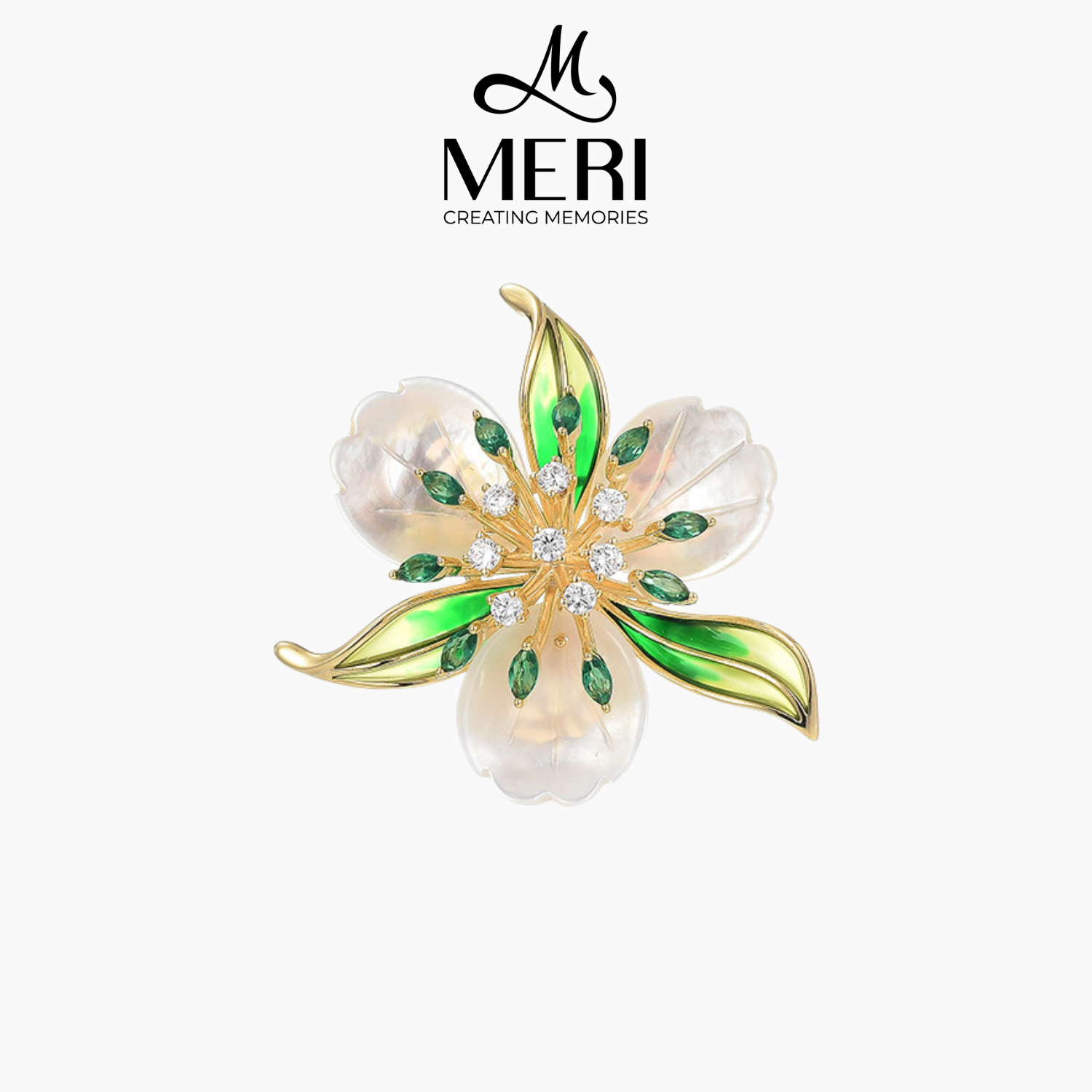 Cài áo Pearlescent Bloom