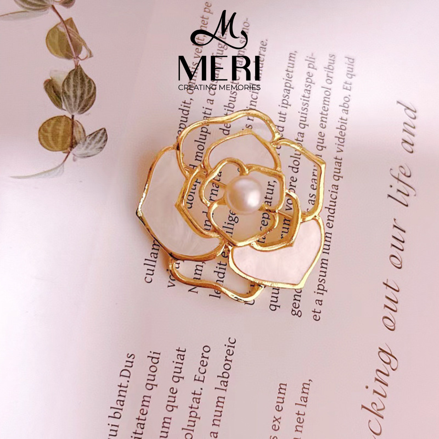 Cài áo nữ Rosy Pearl
